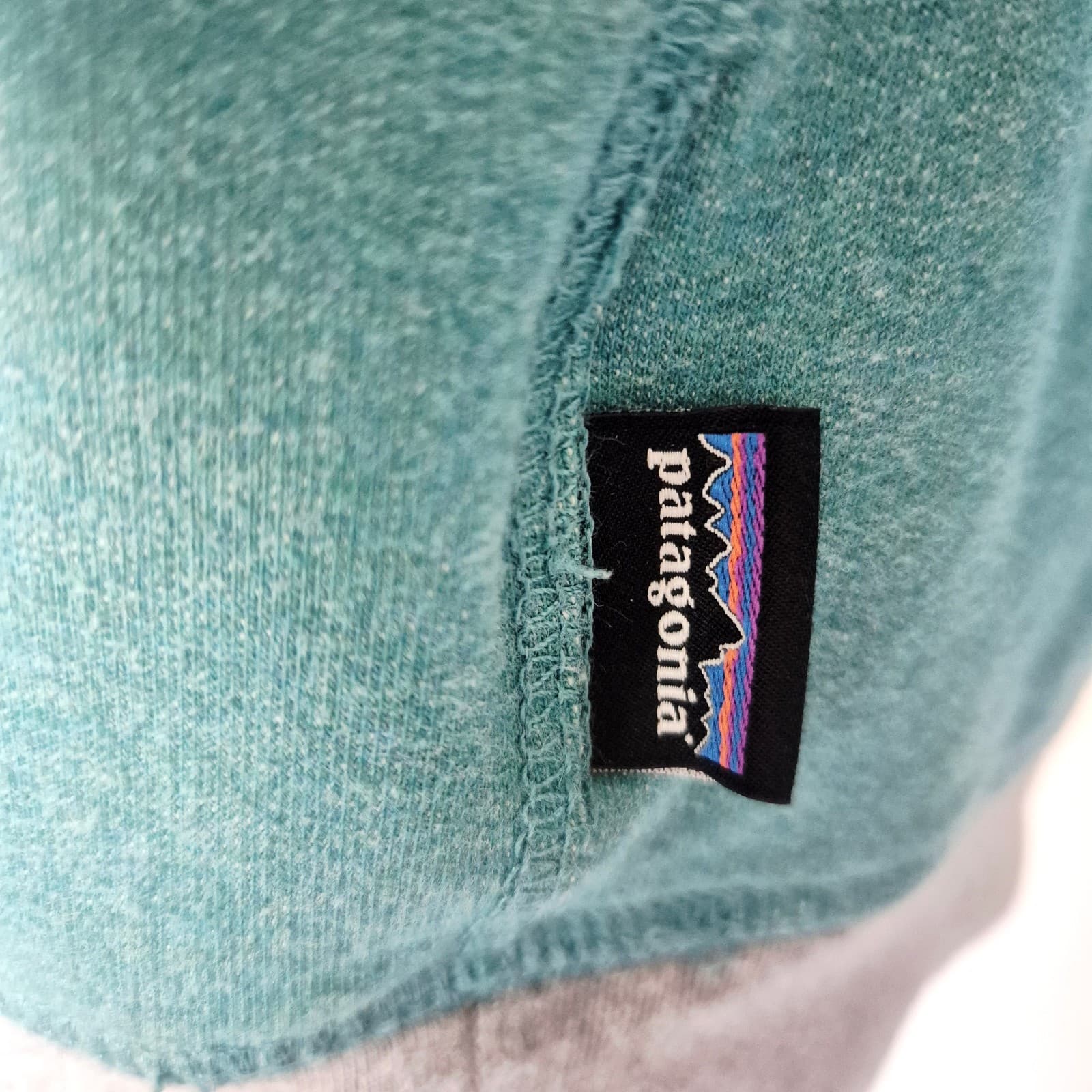 Patagonia Organic Cotton Flying Fish Midweight Fleece Crew Sweatshirt Green Sz.M - Thumbnail 8