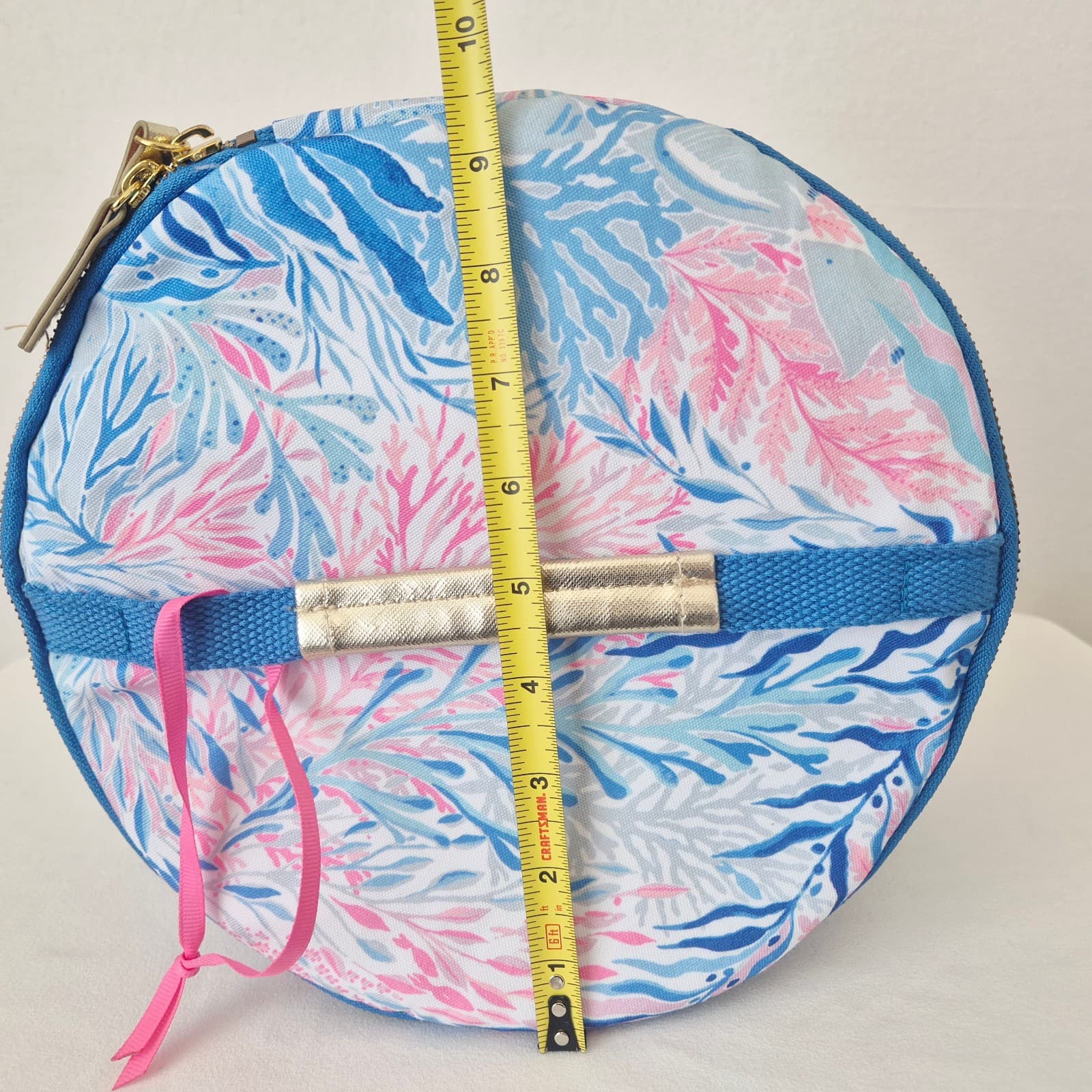 New with Defected Lilly Pulitzer Insulated Beach Cooler Bag Kaleidoscope Coral - Thumbnail 10