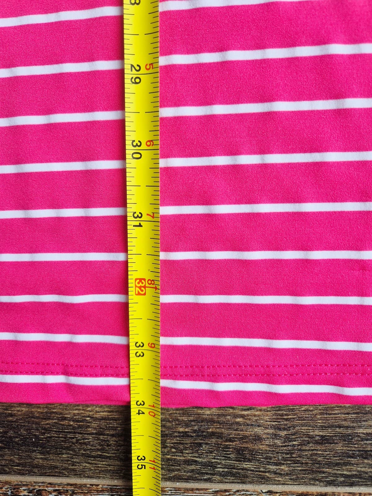 ST. JOHN Silk Blend Studded Beaded Jersey Tunic Top Long Sleeve Stripe Pink Sz.M - Thumbnail 12