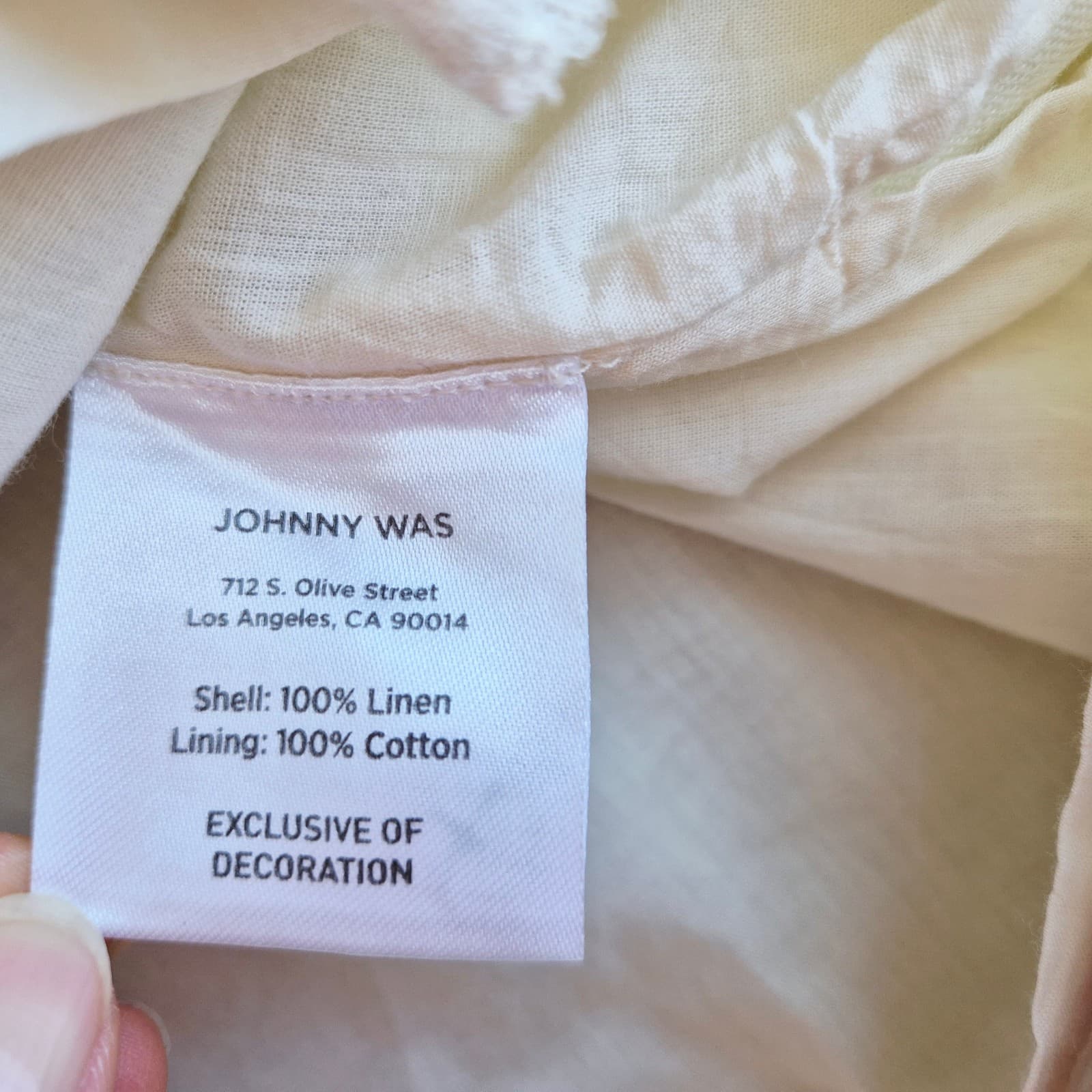NWT Johnny Was Jade Cassady Linen Bead Embroidered Tank Top Palomas Island Sz.L - Thumbnail 14