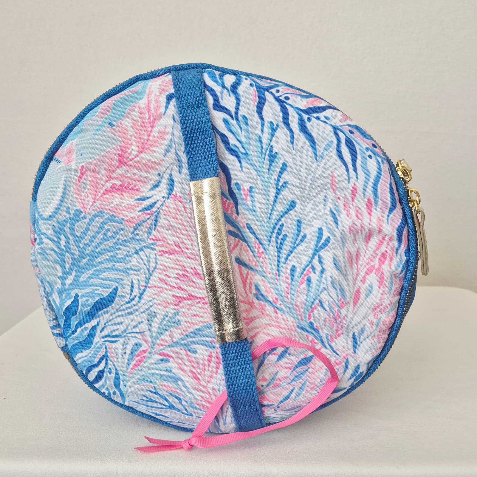 New with Defected Lilly Pulitzer Insulated Beach Cooler Bag Kaleidoscope Coral - Thumbnail 6