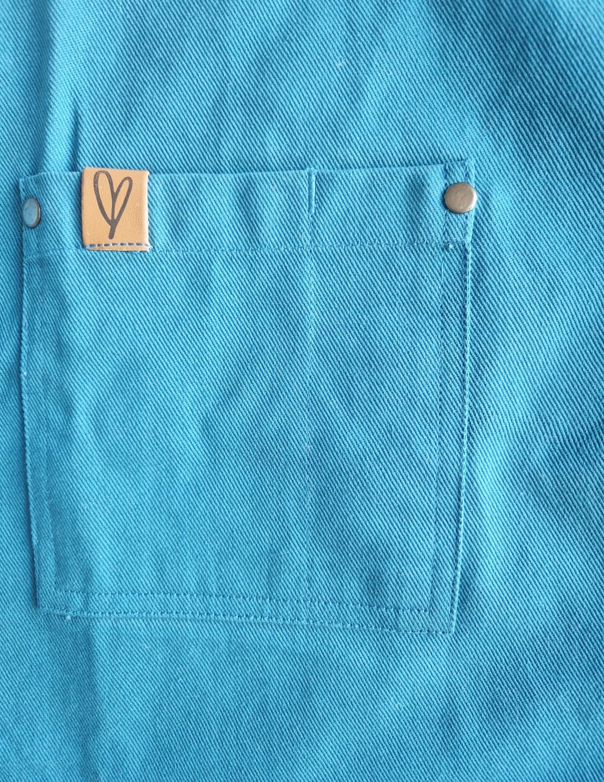 NEW KAF HOME Ayesha Curry Twill Cotton Apron Pockets Adjustable Strap Green - Thumbnail 5