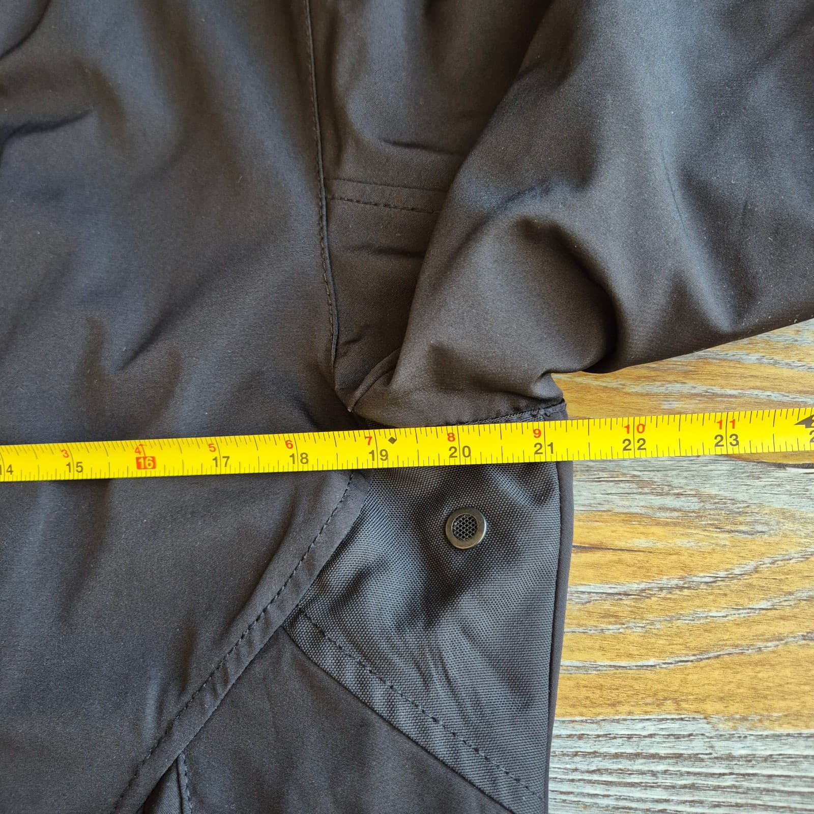 Tumi T-Tech Essential Gear Men's S Winter Jacket Insulated Zip-Snap Pocket Black - Thumbnail 18