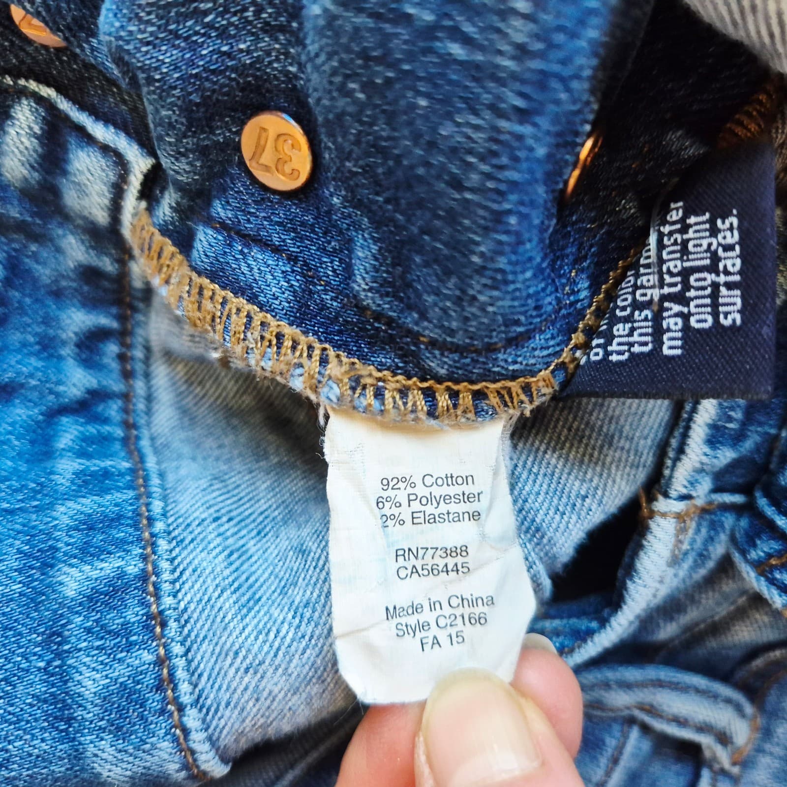 Madewell Skinny Denim Overalls Distressed Stretch Blue Adrian Wash Sz.XS #C2166 - Thumbnail 10