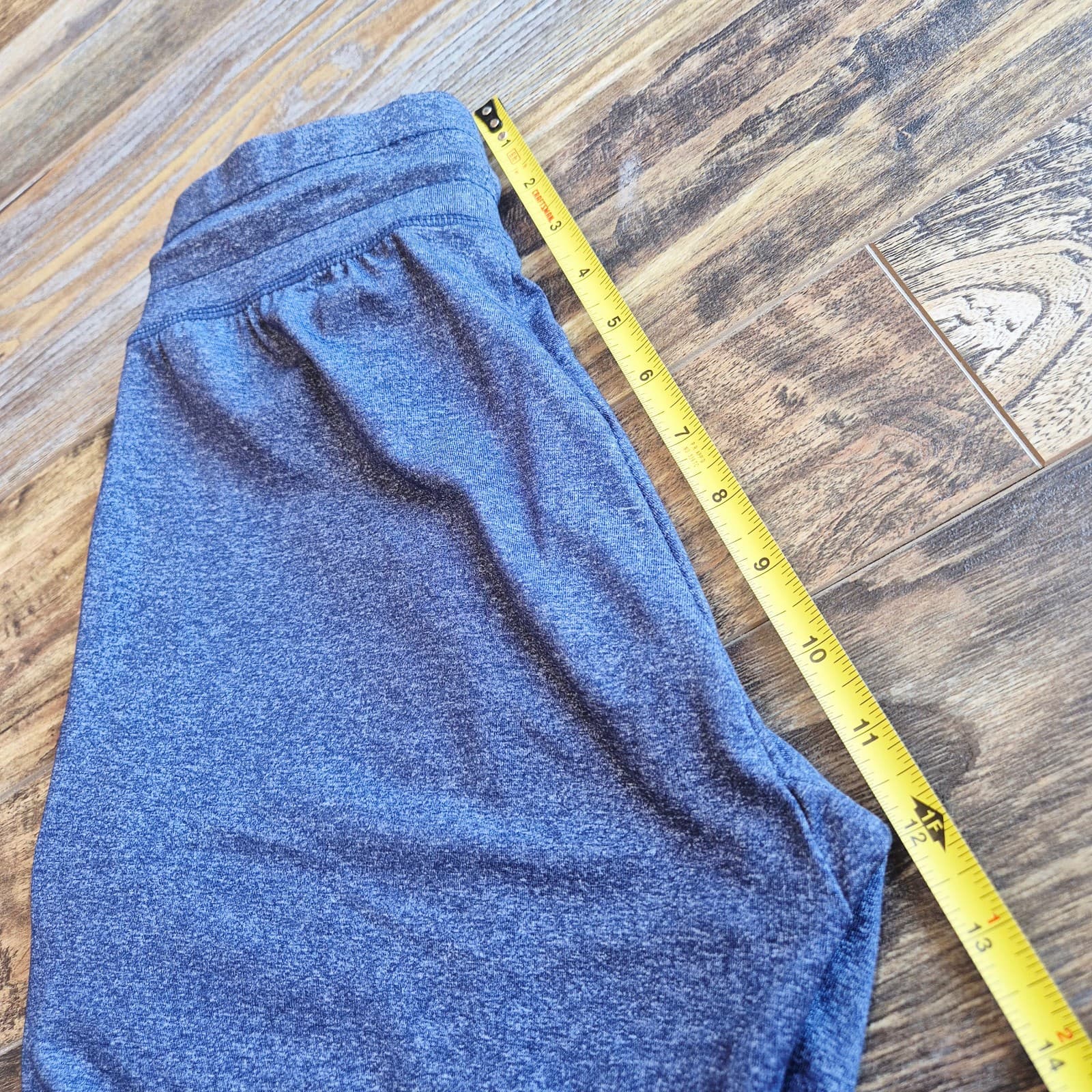 NVGTN Oxford Blue Joggers High Waist Cuffed Ankle Drawstring Pocket Women's S - Thumbnail 15