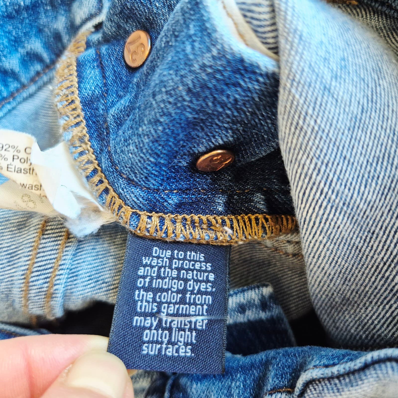 Madewell Skinny Denim Overalls Distressed Stretch Blue Adrian Wash Sz.XS #C2166 - Thumbnail 12