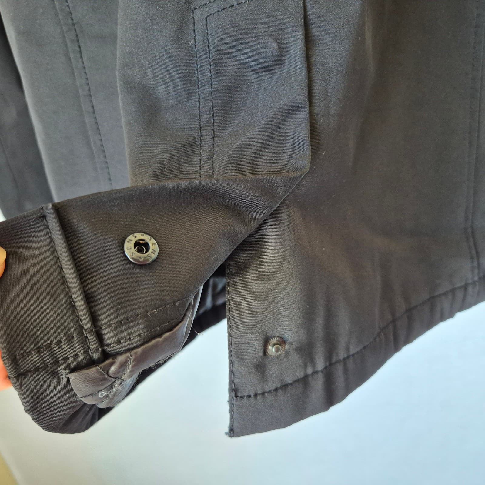 Tumi T-Tech Essential Gear Men's S Winter Jacket Insulated Zip-Snap Pocket Black - Thumbnail 7