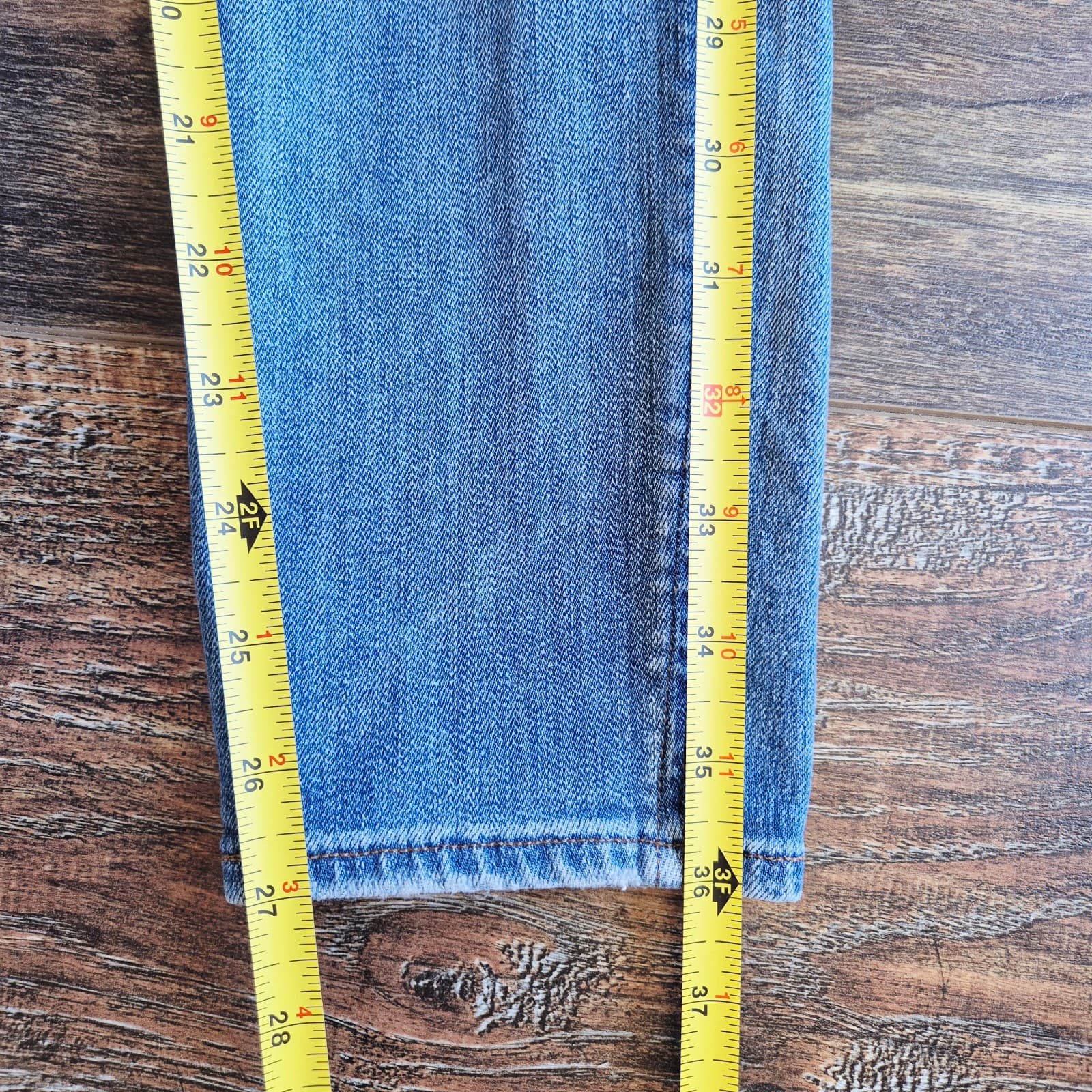 Madewell Skinny Denim Overalls Distressed Stretch Blue Adrian Wash Sz.XS #C2166 - Thumbnail 16