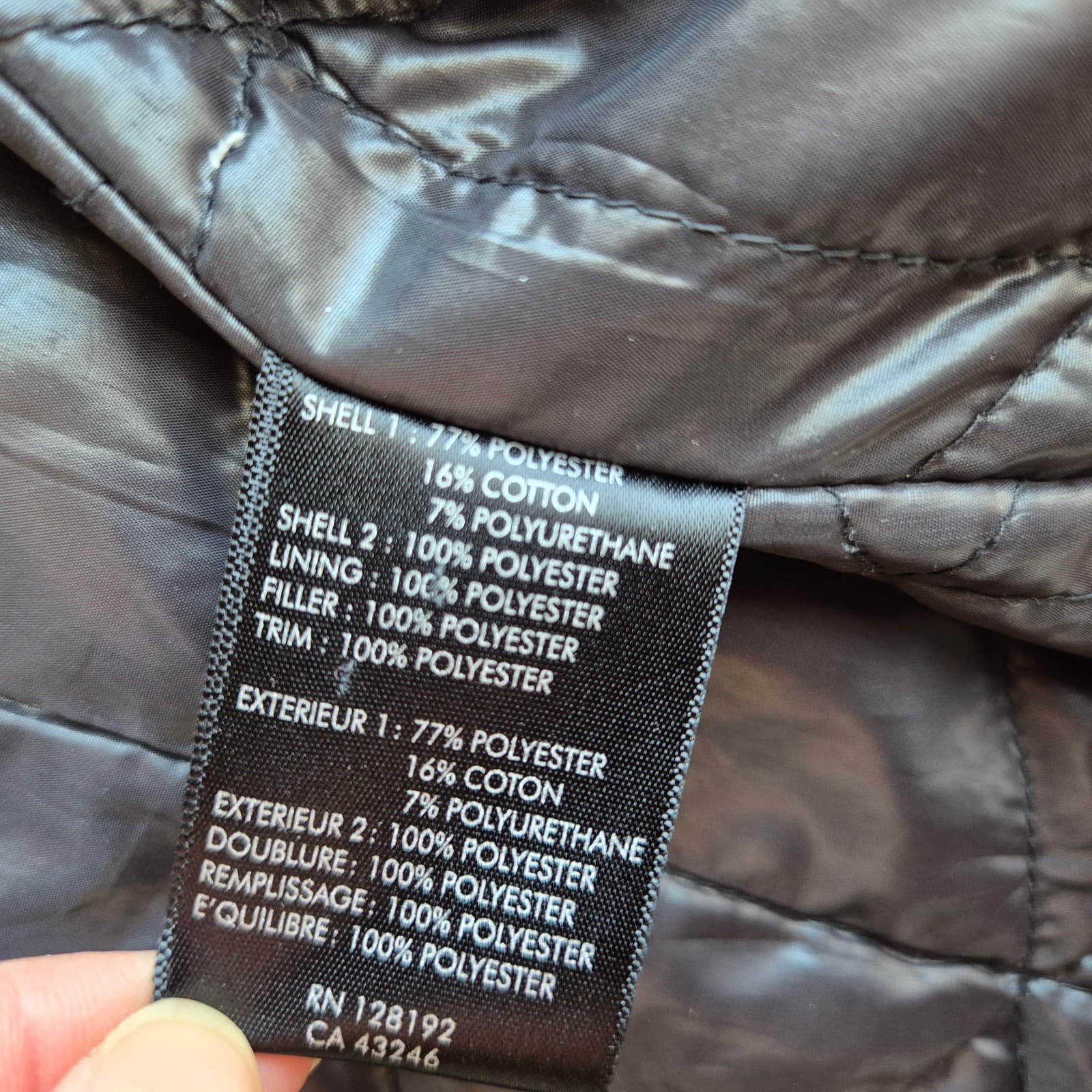 Tumi T-Tech Essential Gear Men's S Winter Jacket Insulated Zip-Snap Pocket Black - Thumbnail 11