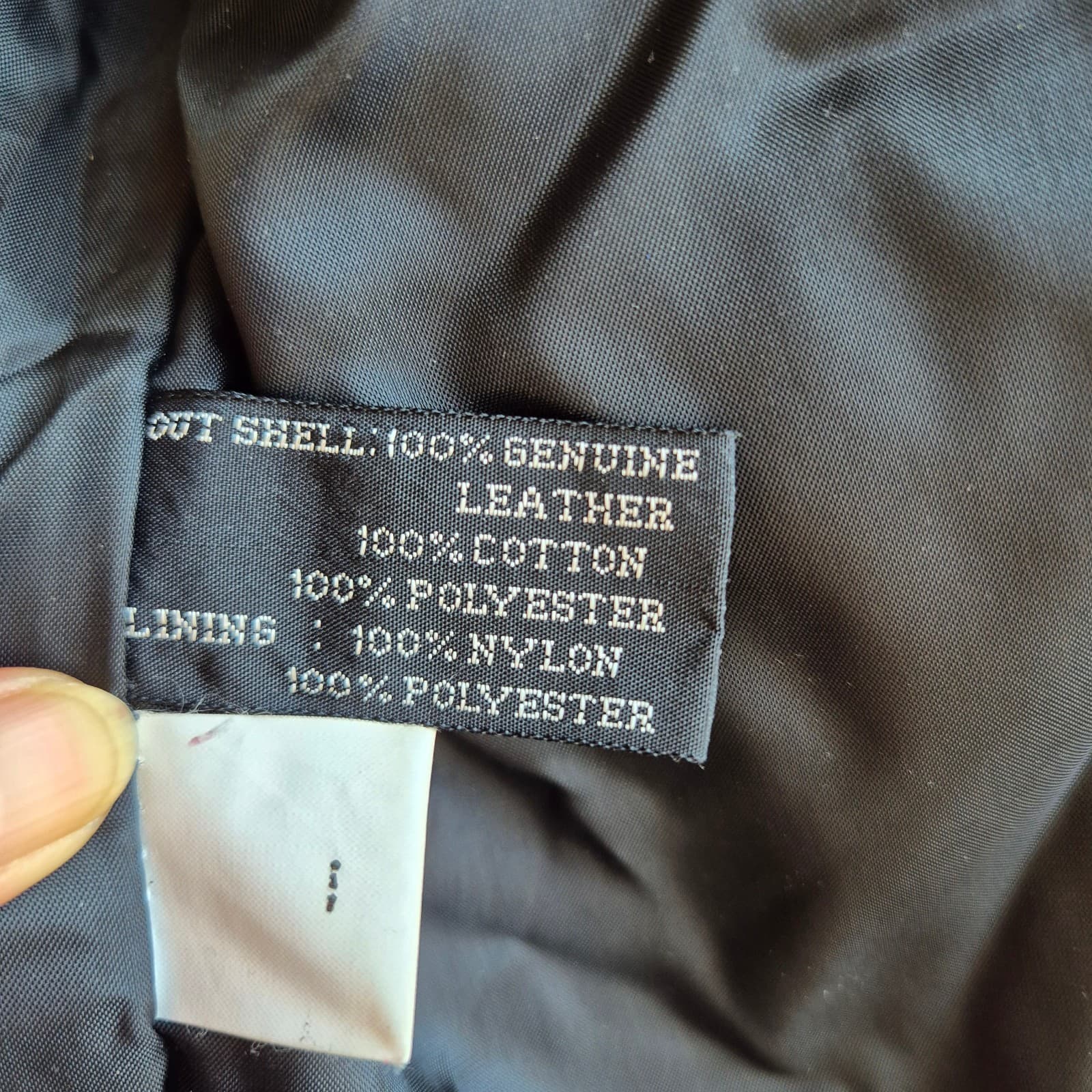 Vintage Pelle New York Milano Leather Mix-Media Patchwork Jacket Zip Pocket Sz.M - Thumbnail 16