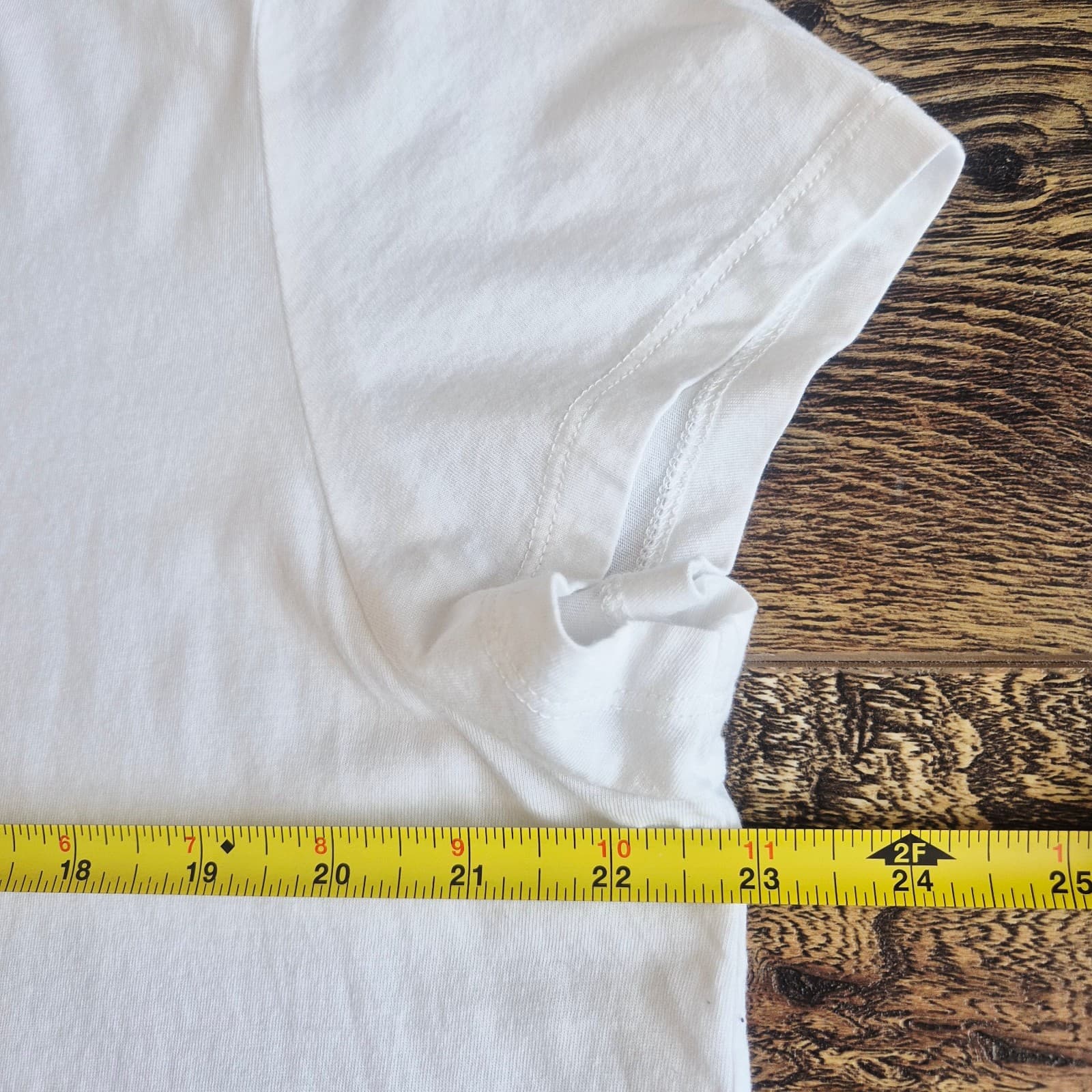 Quince Cotton Modal Crew Neck Swing T-Shirt Short Sleeve White Women's XL - Thumbnail 10