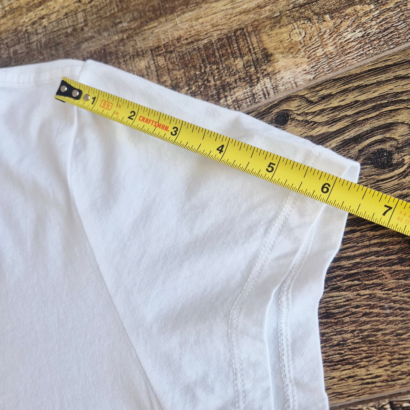 Quince Cotton Modal Crew Neck Swing T-Shirt Short Sleeve White Women's XL - Thumbnail 9
