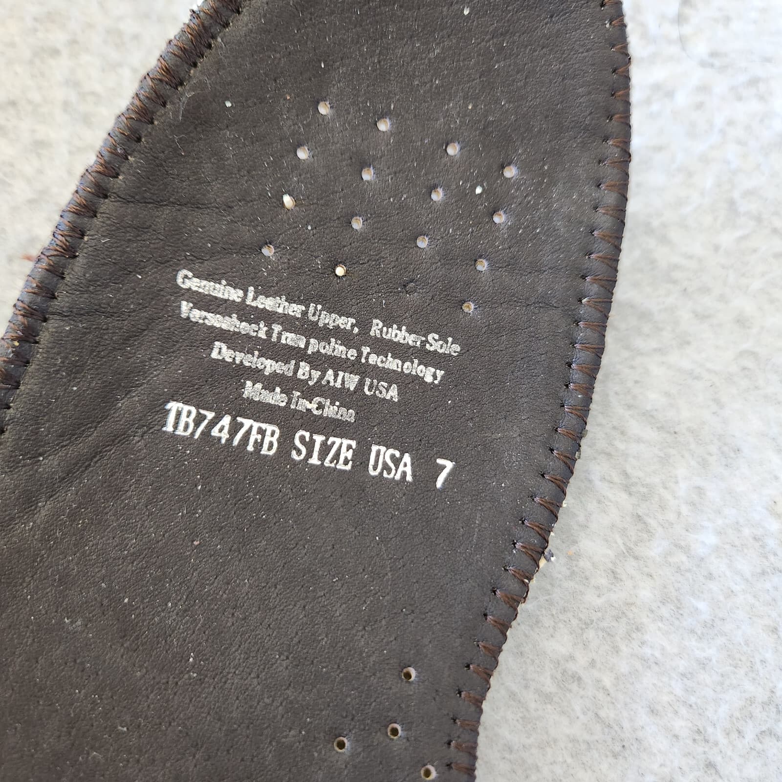 Gravity Defyer by AIW Jenda Brown Leather Pain Relief Shoes Loafer Slip-On US7 - Thumbnail 10