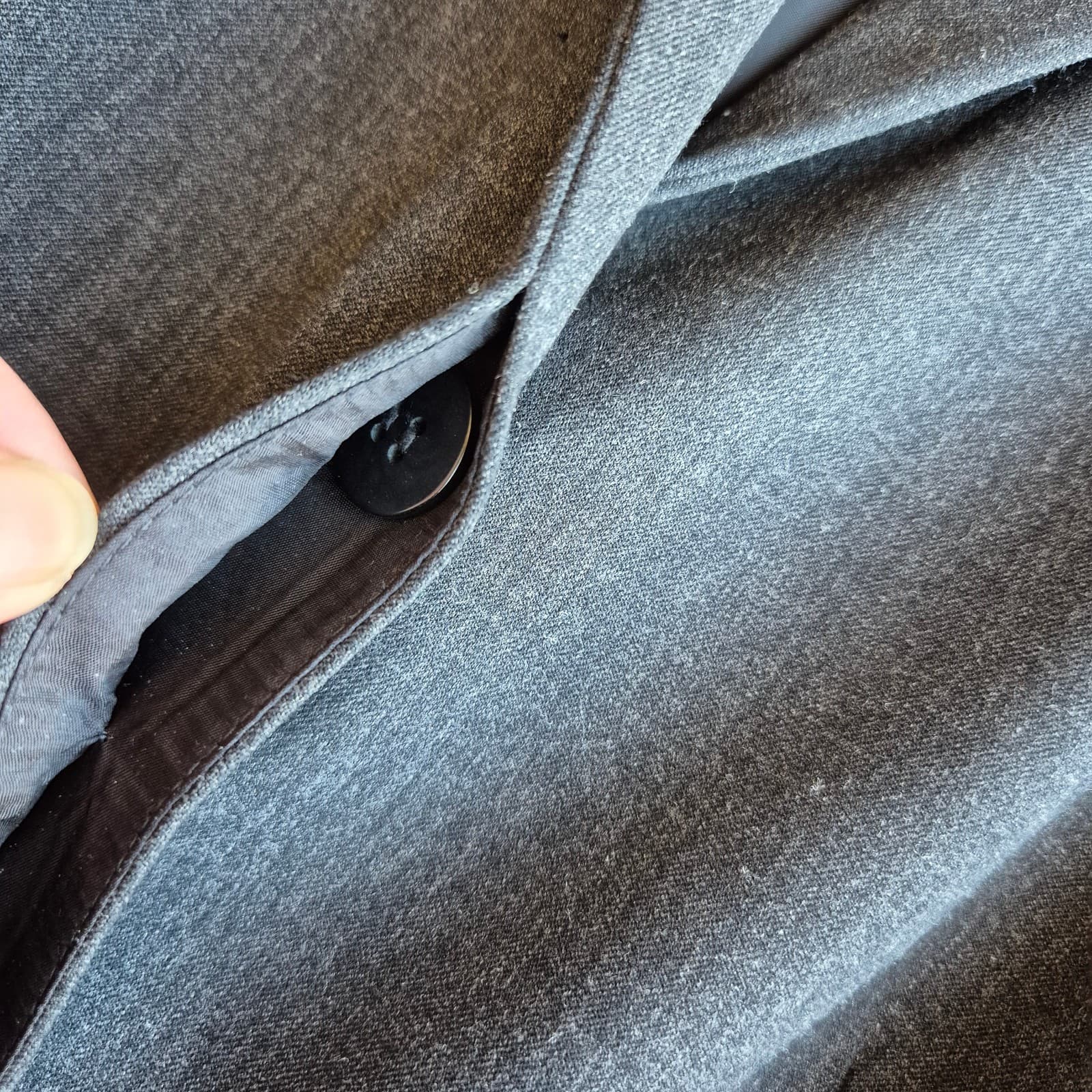 Lafayette 148 Wool Blend Embroidered Career Blazer Jacket Button Black Women's 6 - Thumbnail 6
