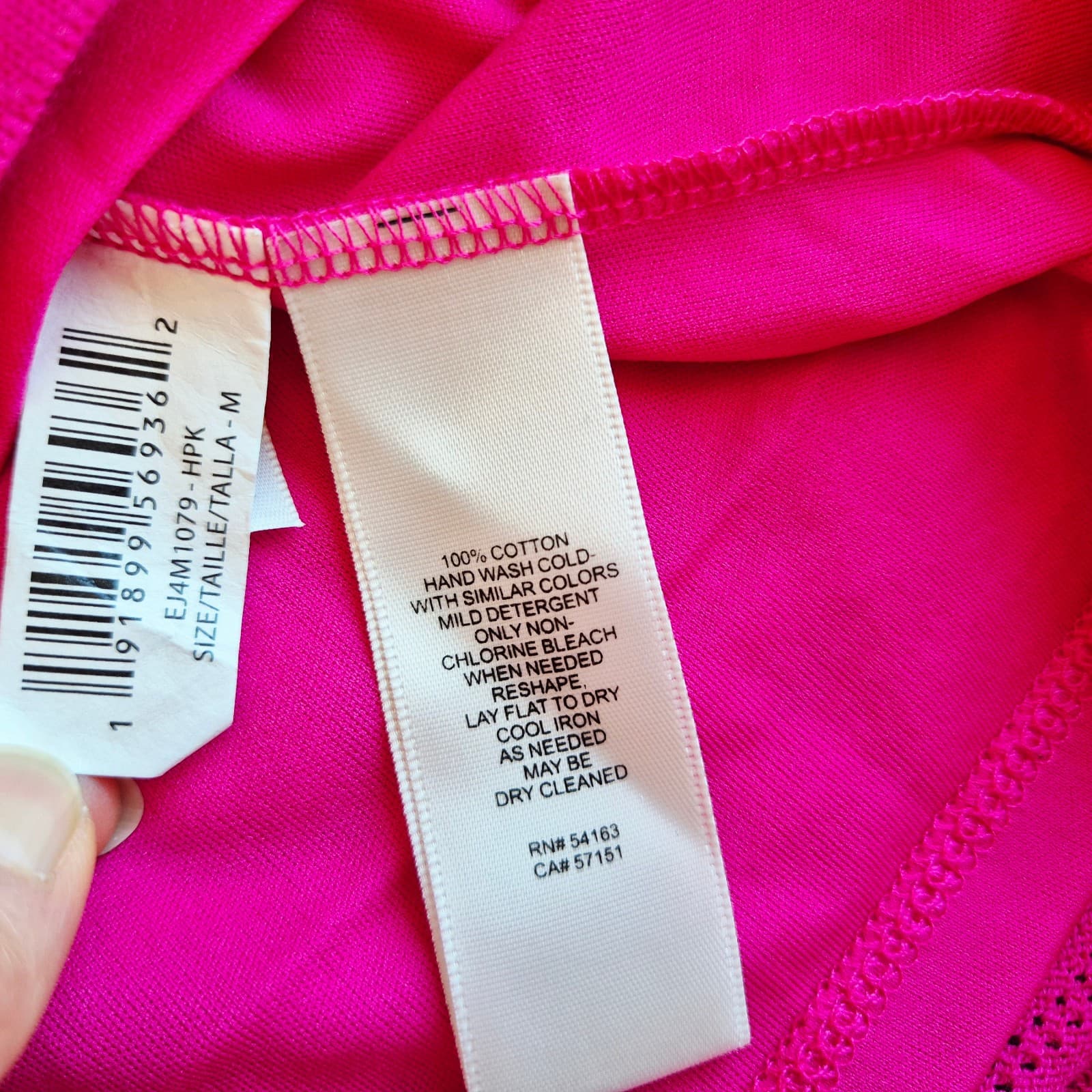 NWT Eliza J $148 Knit Crochet Shift Dress Sleeveless Lined Hot-Pink Women's M - Thumbnail 11