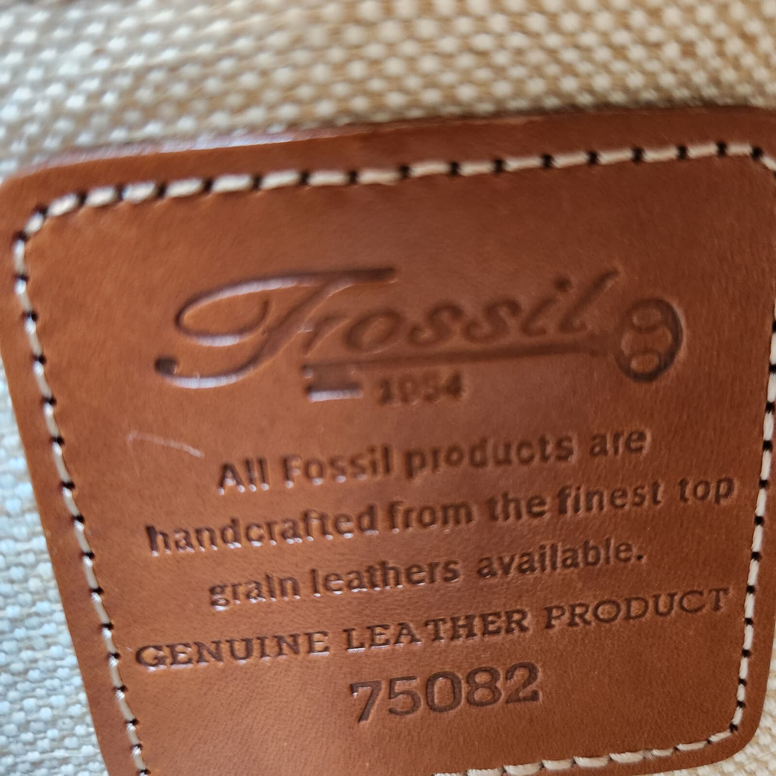 Vintage Fossil Cabo Flap Shoulder Bag Snap Leather Tan - Thumbnail 14