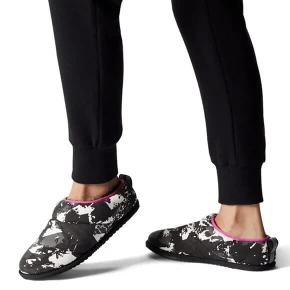 Sorel Go Bodega Run Indoor Outdoor Slipper Faux Fur Lining Quarry Black Women 12 - Thumbnail 2
