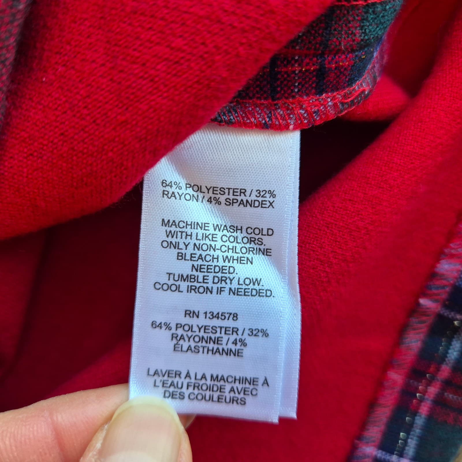 NWT Vineyard Vines $148 Nantucket Lurex Tartan Red Velvet Mini Shift Dress Sz.16 - Thumbnail 10