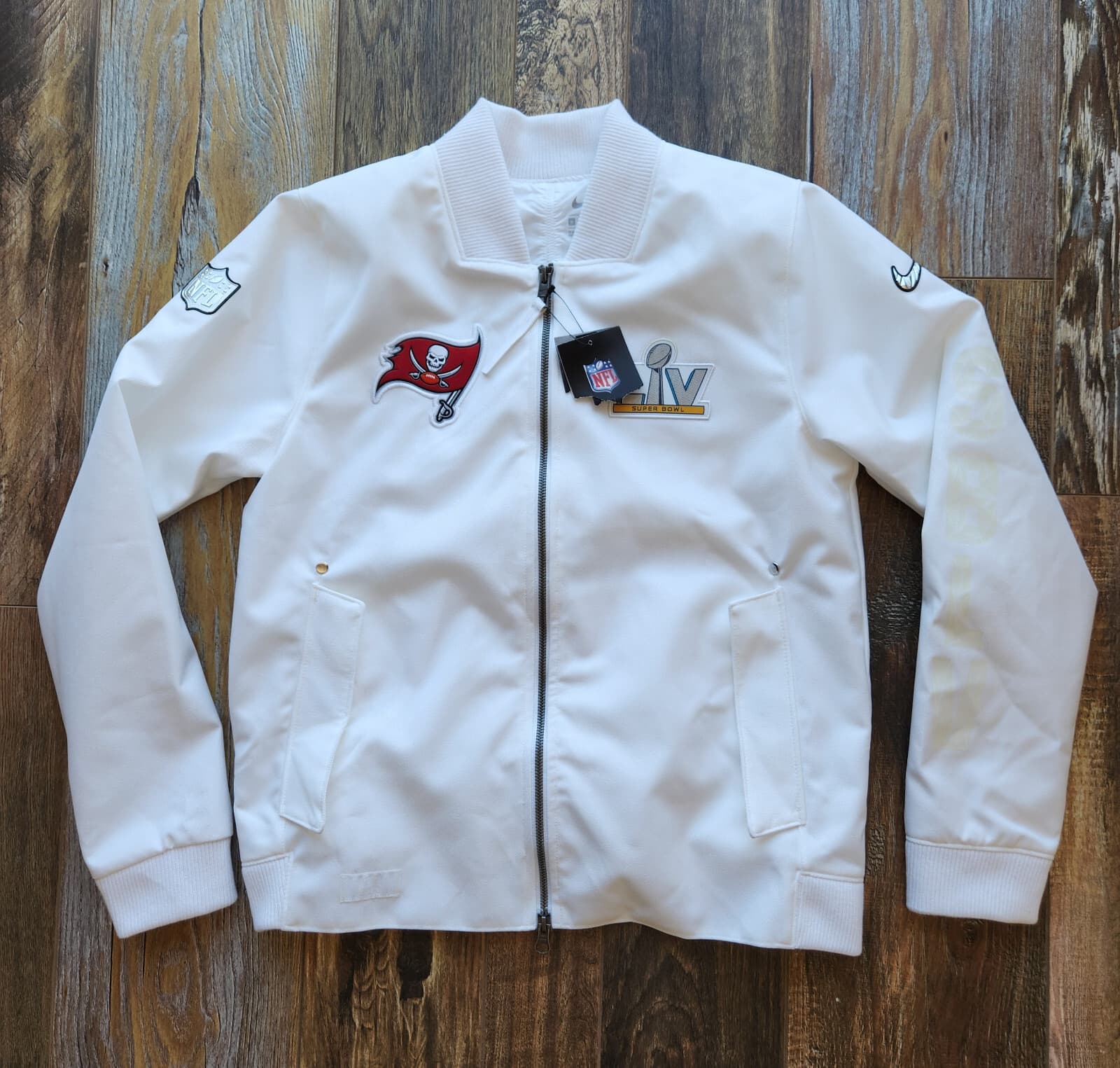 NWT Nike NFL Tampa Bay Buccaneers Super Bowl LV Bound Jacket Full-Zip Women's M - Thumbnail 2