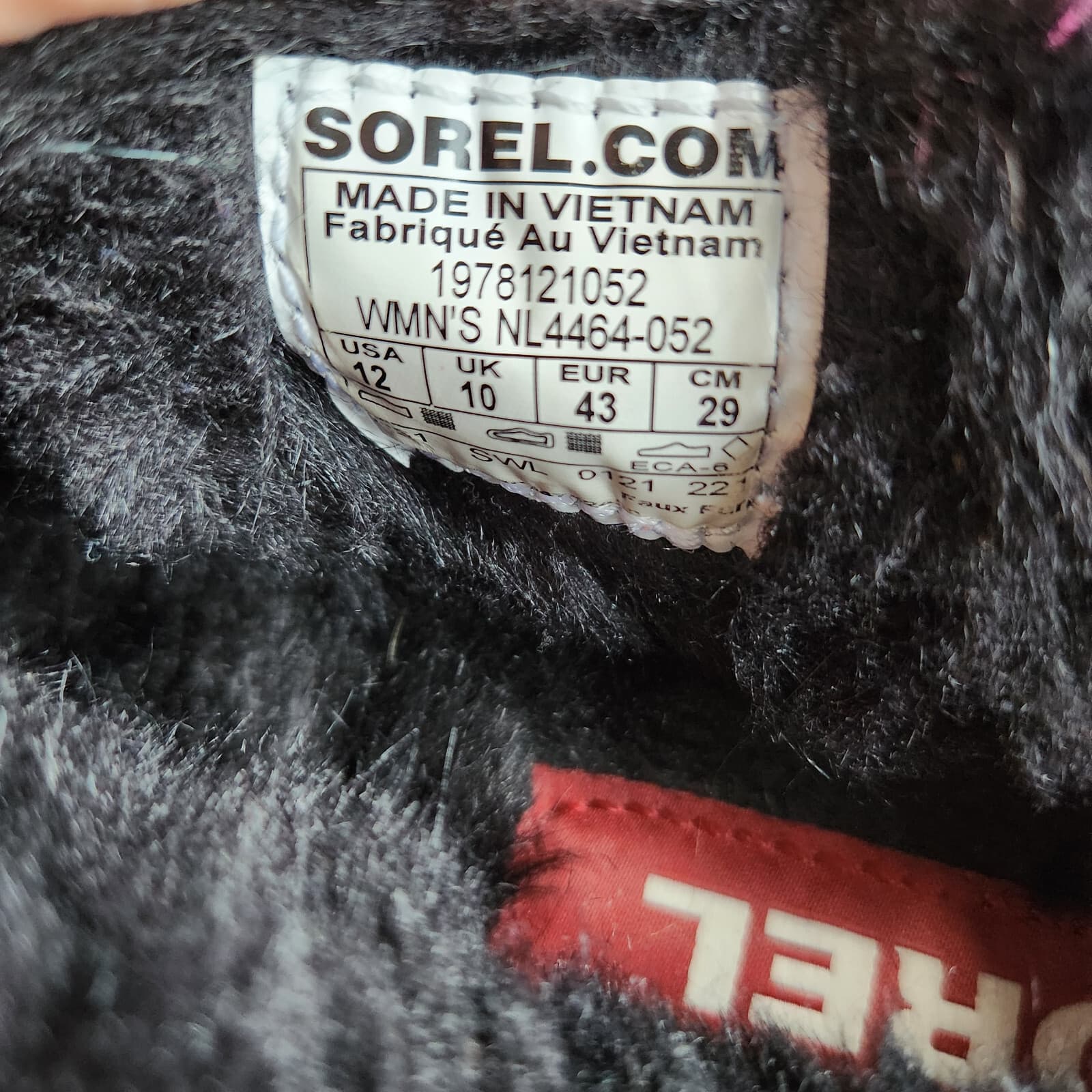Sorel Go Bodega Run Indoor Outdoor Slipper Faux Fur Lining Quarry Black Women 12 - Thumbnail 11