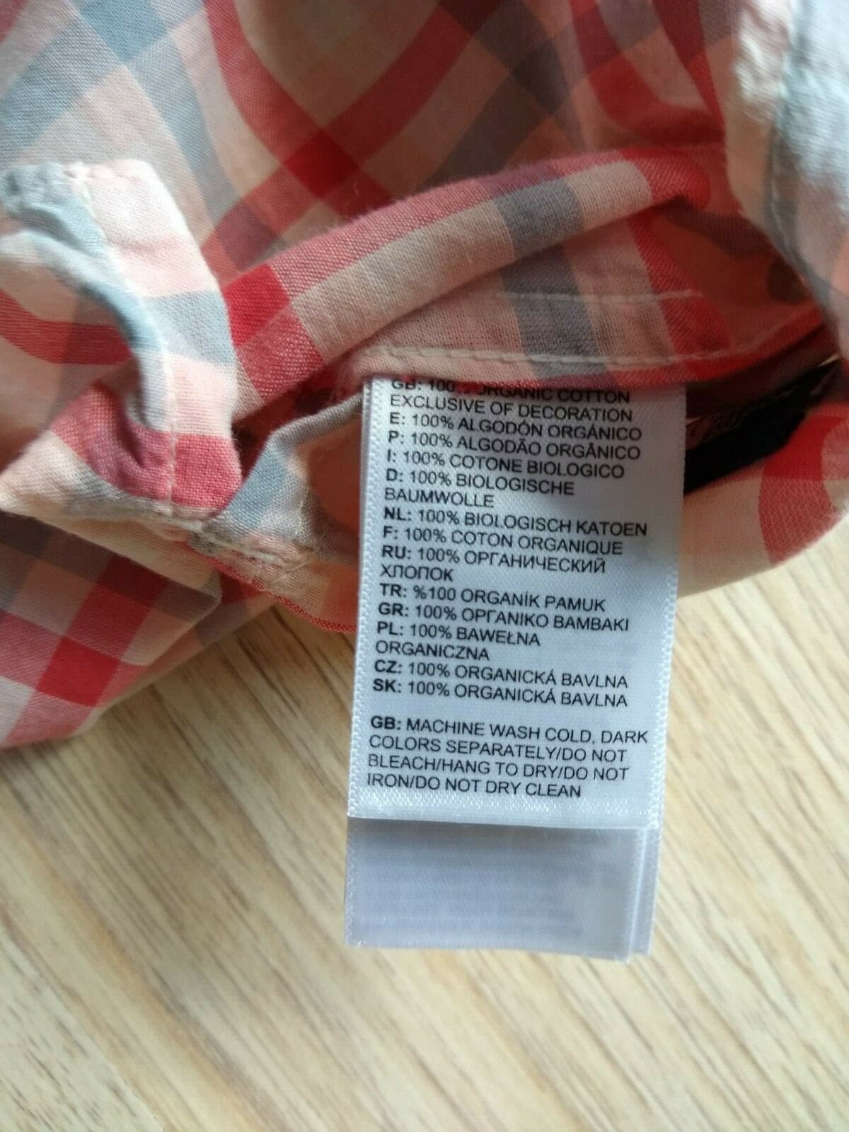 THE NORTH FACE Organic Cotton Top Shirt Pullover Long Sleeves 1/4-Button Plaid S - Thumbnail 10