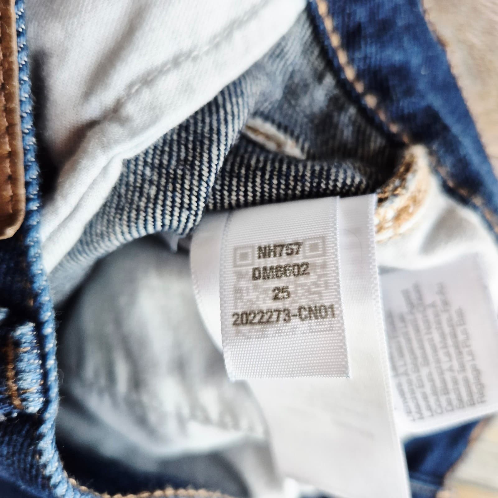 NWoT Madewell Baggy Straight Pleated Jeans Woodham Wash Blue Women's 25 #NH757 - Thumbnail 13