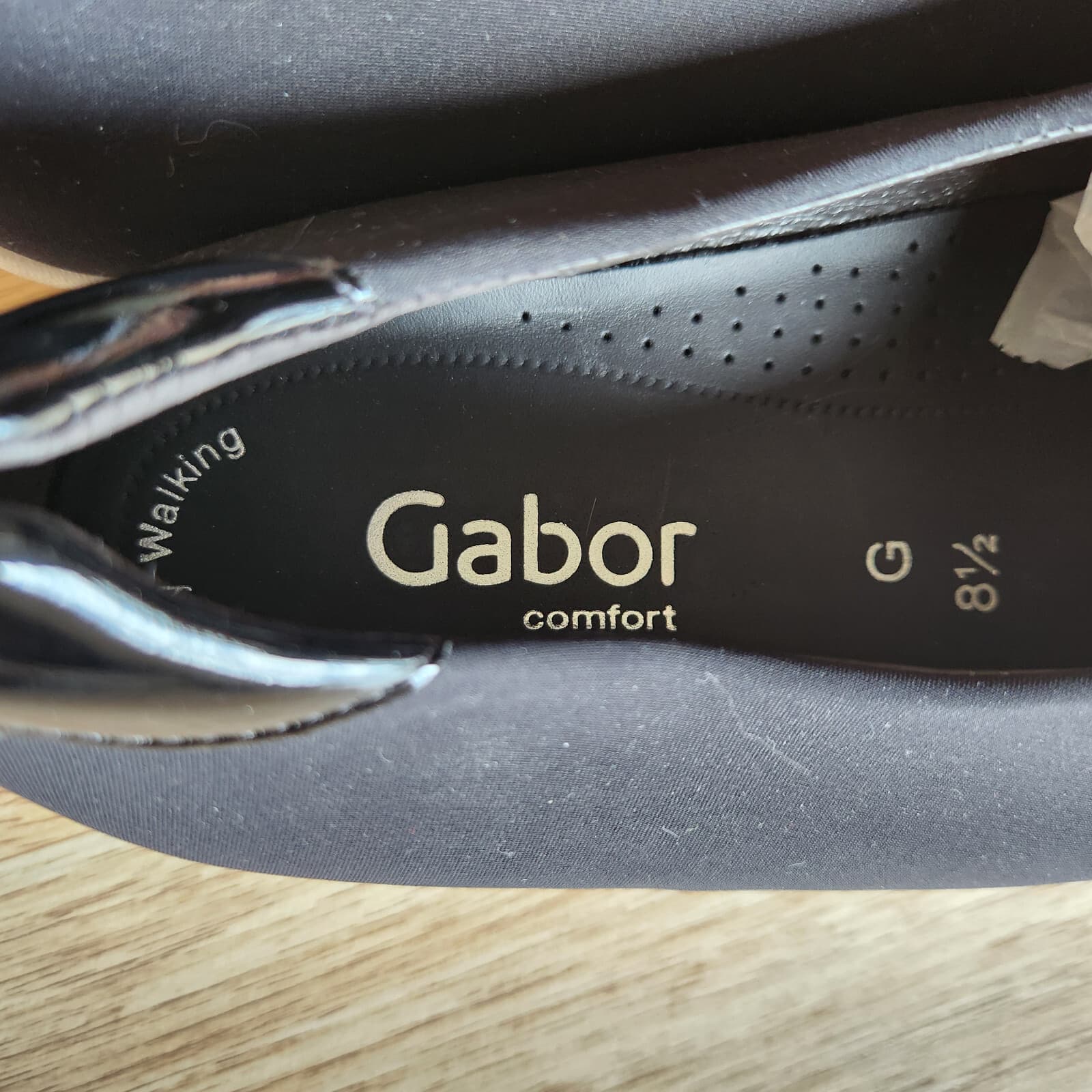 Gabor Comfort Easy Walking Slip-On Trianer Shoes Elastic Front Panel UK8.5 US11 - Thumbnail 12
