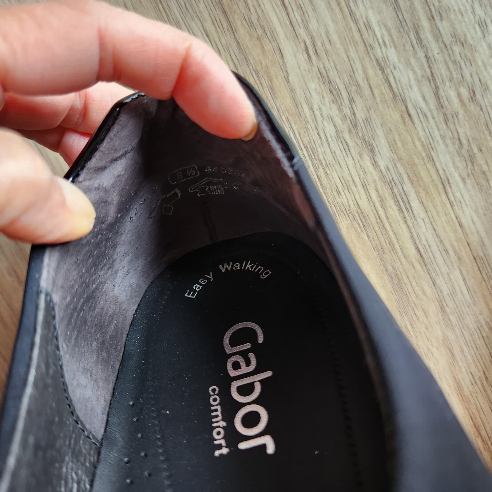 Gabor Comfort Easy Walking Slip-On Trianer Shoes Elastic Front Panel UK8.5 US11 - Thumbnail 13