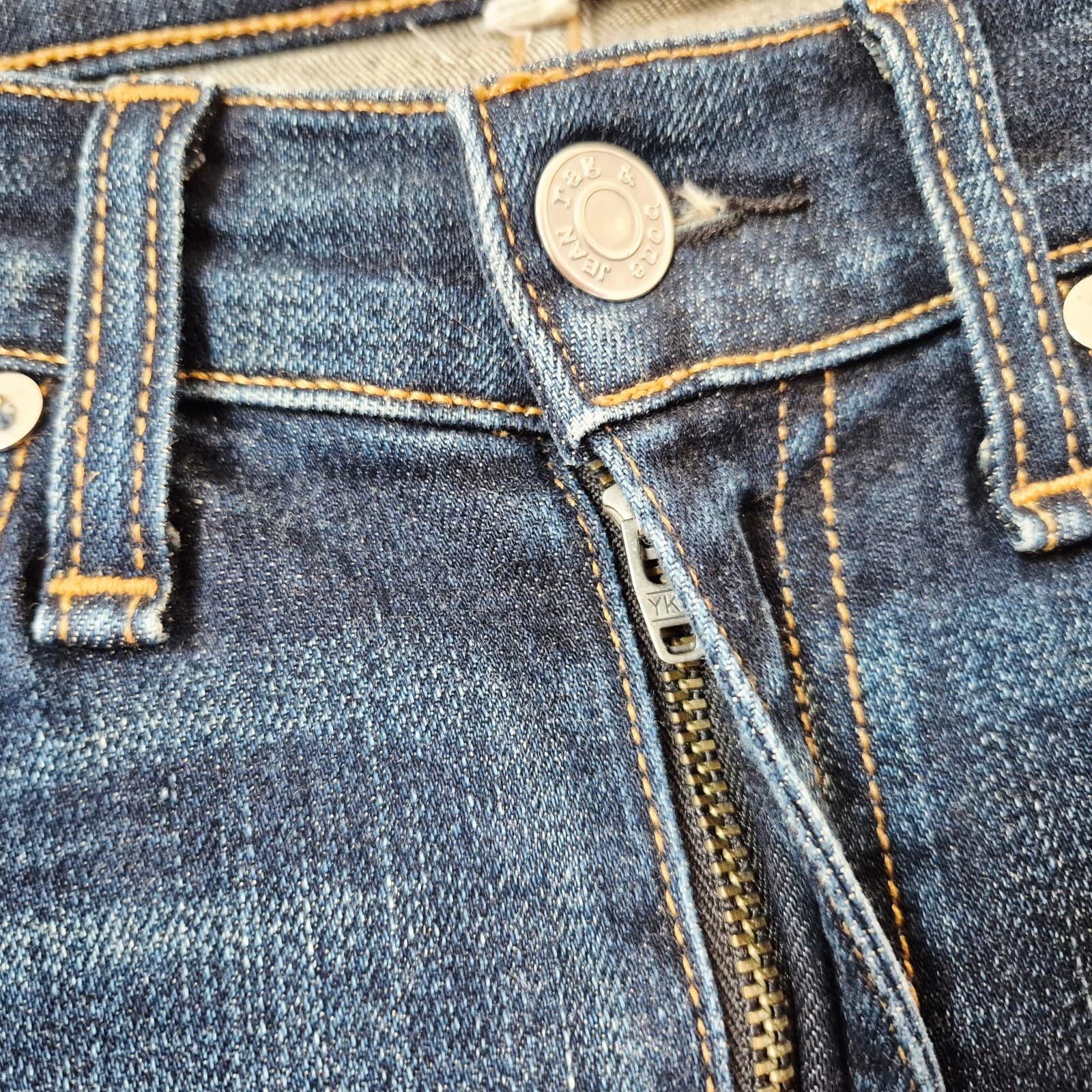 Rag & Bone High Rise Skinny Jeans Blue Chaucer Cotton Blend Women 27 Made in USA - Thumbnail 6