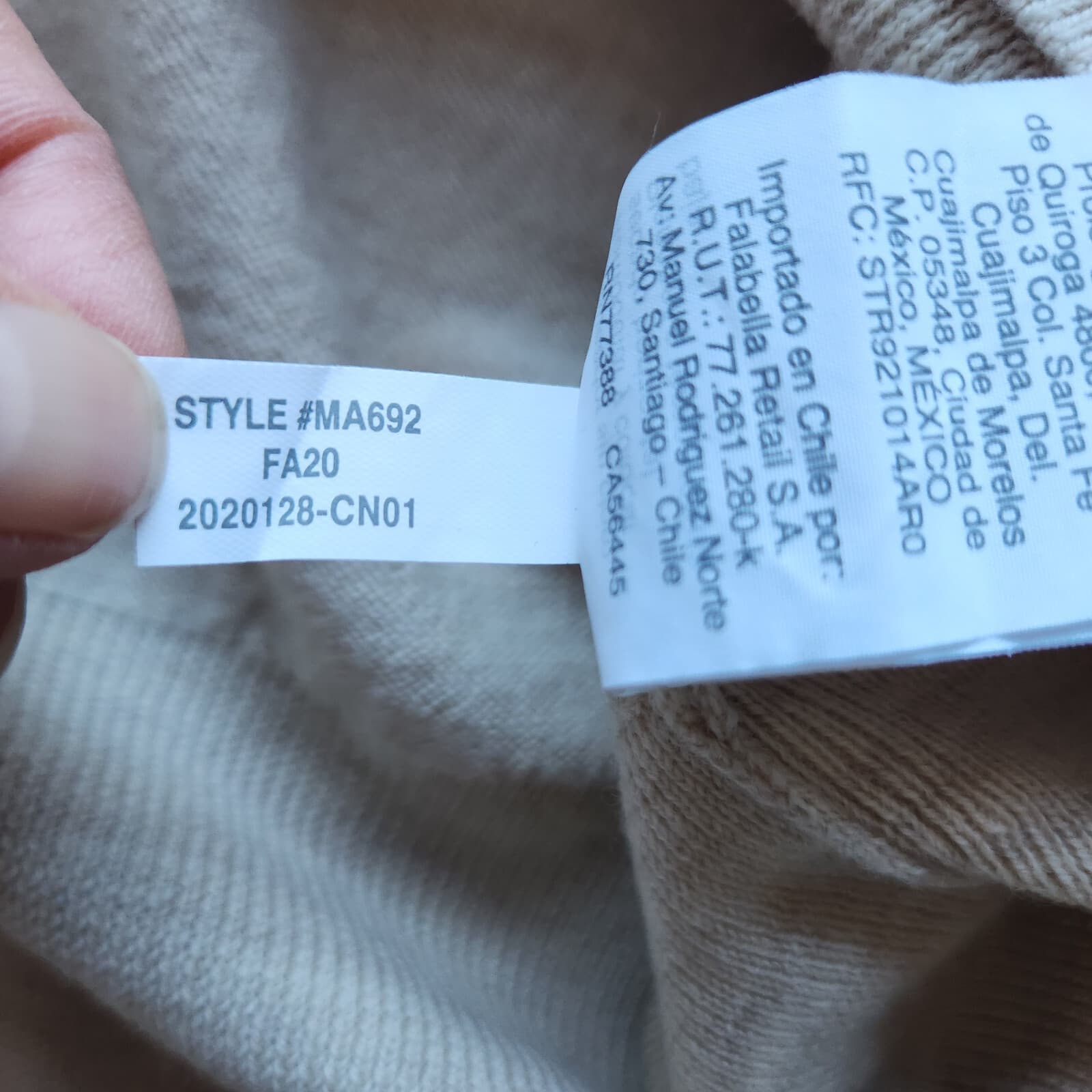 EUC Madewell 100% Merino Wool Polo Sweater Pullover Long Sleeve Beige Women XXL - Thumbnail 11