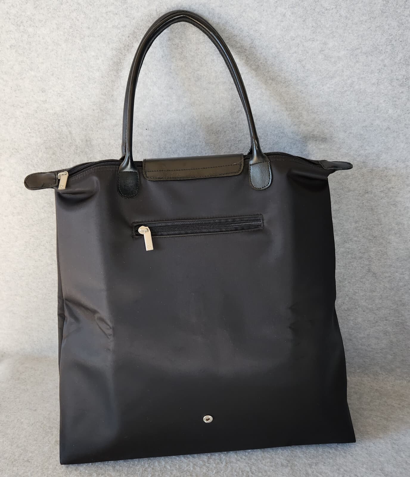 Samsonite Foldable Tote Carry-On Travel Bag Zip/Snap Nylon Waterproof Black - Thumbnail 5