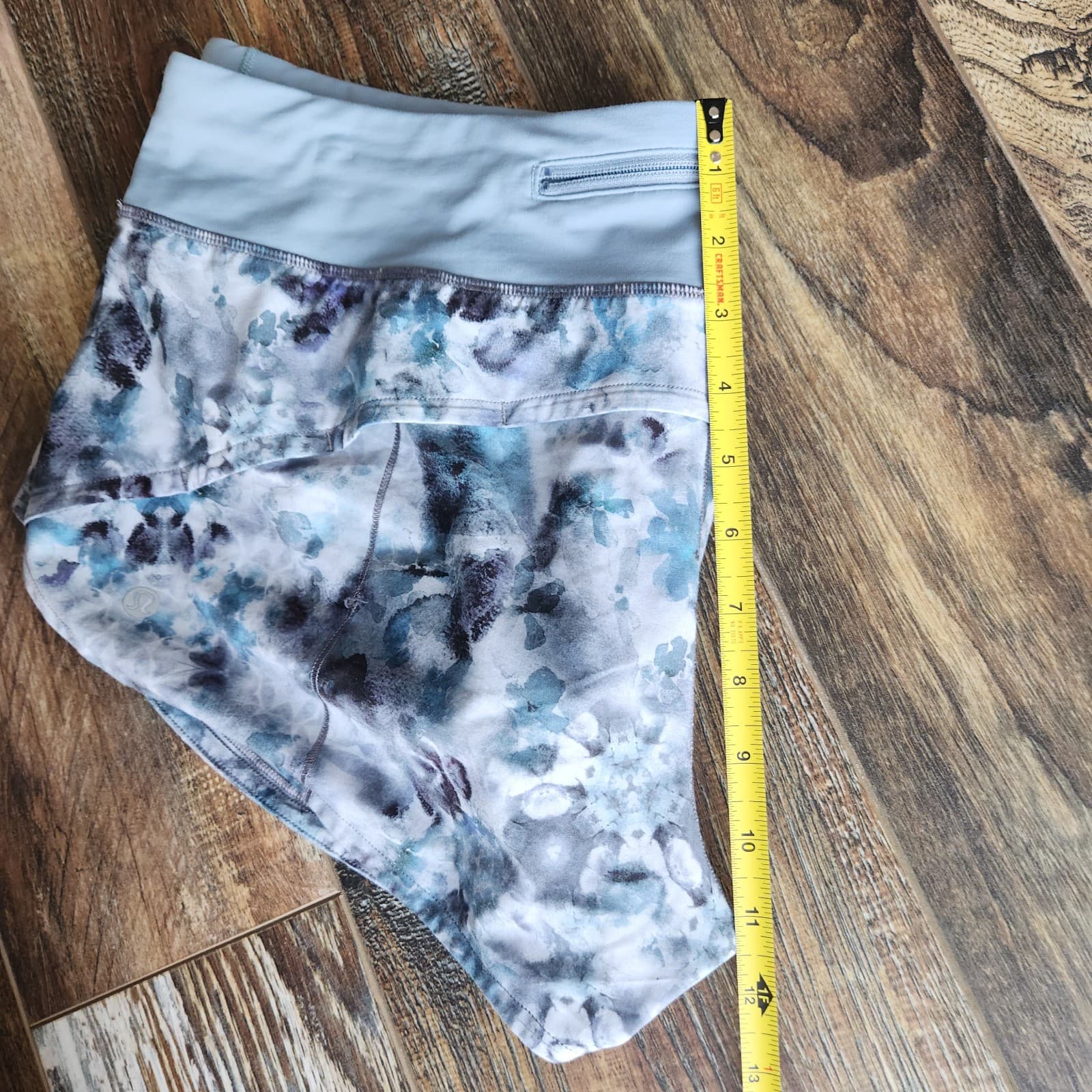 Lululemon Speed Up Mid-Rise Short 3" Kaleidofloral Multi Blue Cast Women's 10 - Thumbnail 14