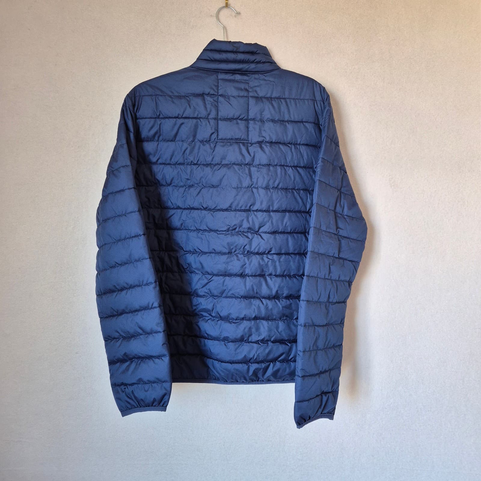 NWT Gap $100 Men's M Coldcontrol Waterproof Lightweight Puffer Jacket Navy Blue - Thumbnail 6