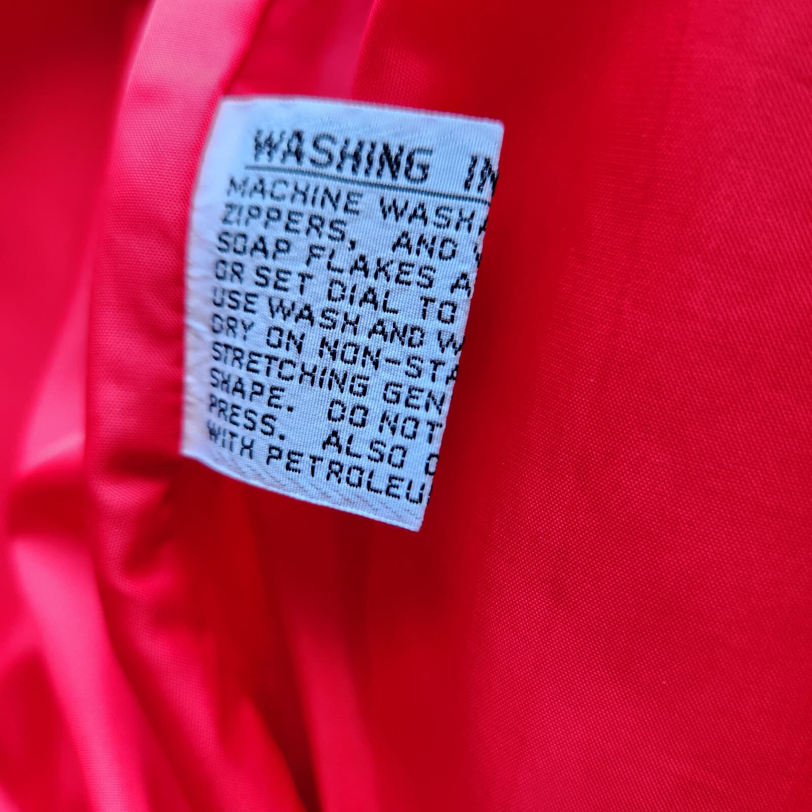 Vintage Peregrine Entrant Made in Japan Hood Windbreaker Jacket Zip Red Men's M - Thumbnail 12