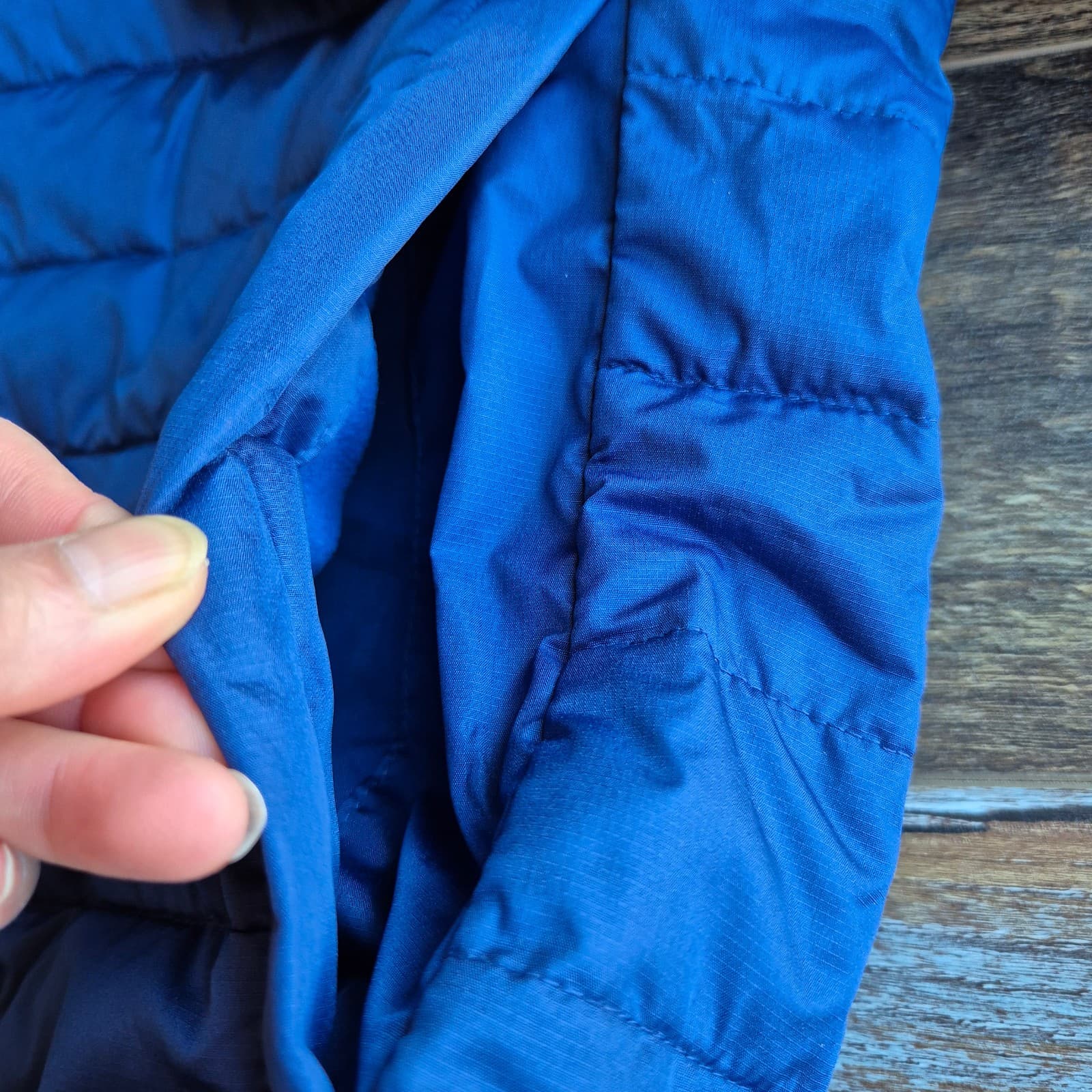 NWT Gap $100 Men's M Coldcontrol Waterproof Lightweight Puffer Jacket Navy Blue - Thumbnail 7