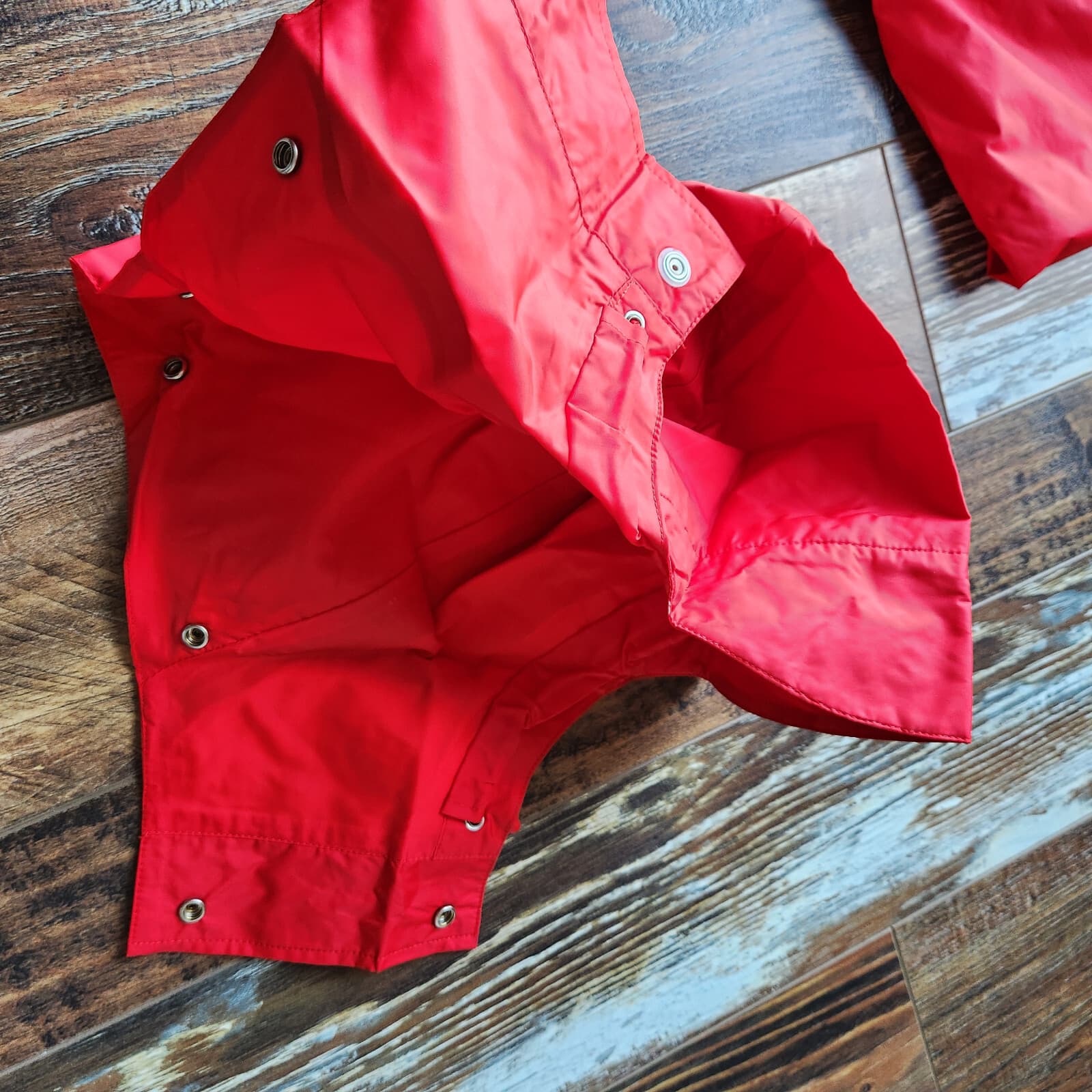 Vintage Peregrine Entrant Made in Japan Hood Windbreaker Jacket Zip Red Men's M - Thumbnail 9