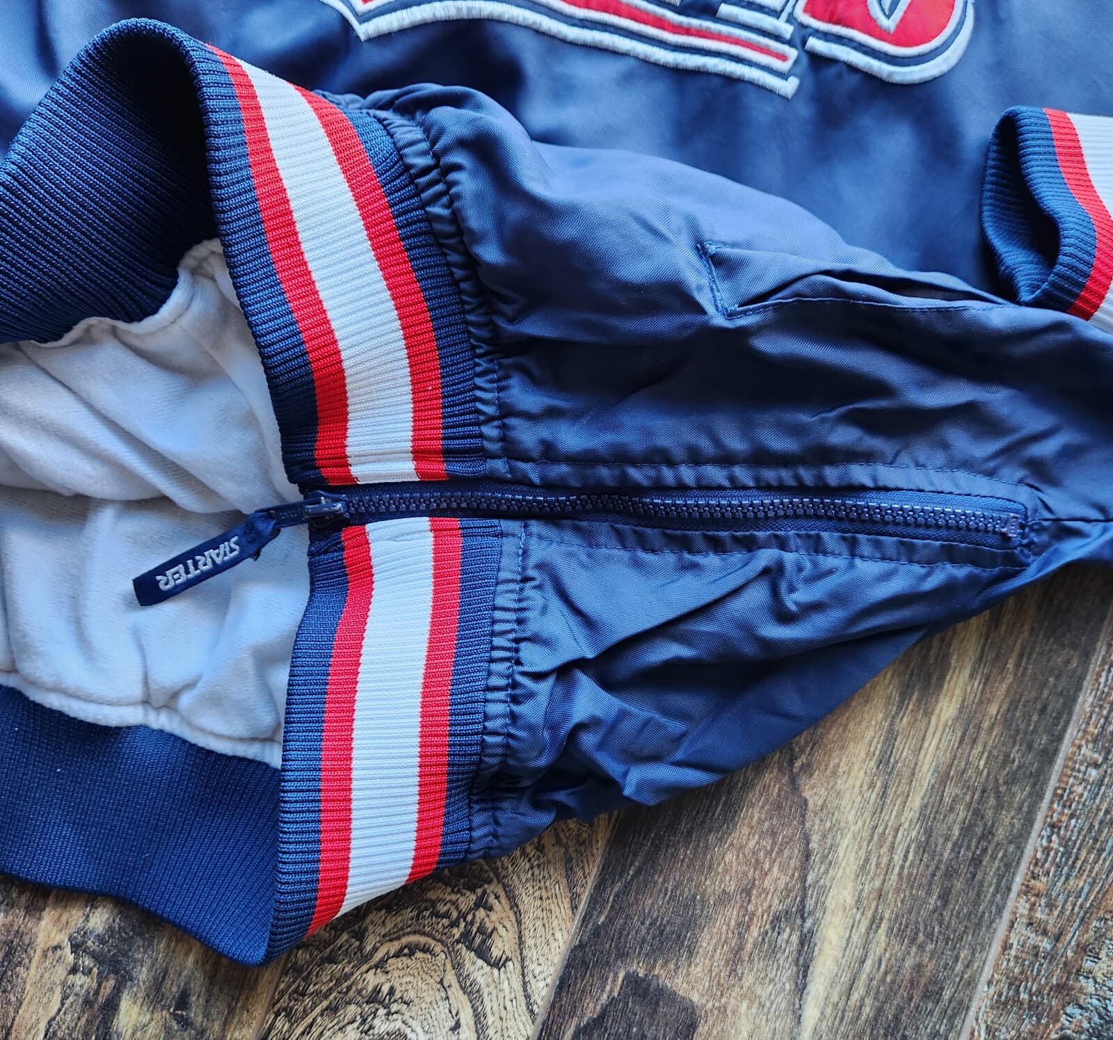 Vintage Starter Genuine Merchandise MLB Minnesota Twins Warmup Jacket Blue Sz.XL - Thumbnail 5