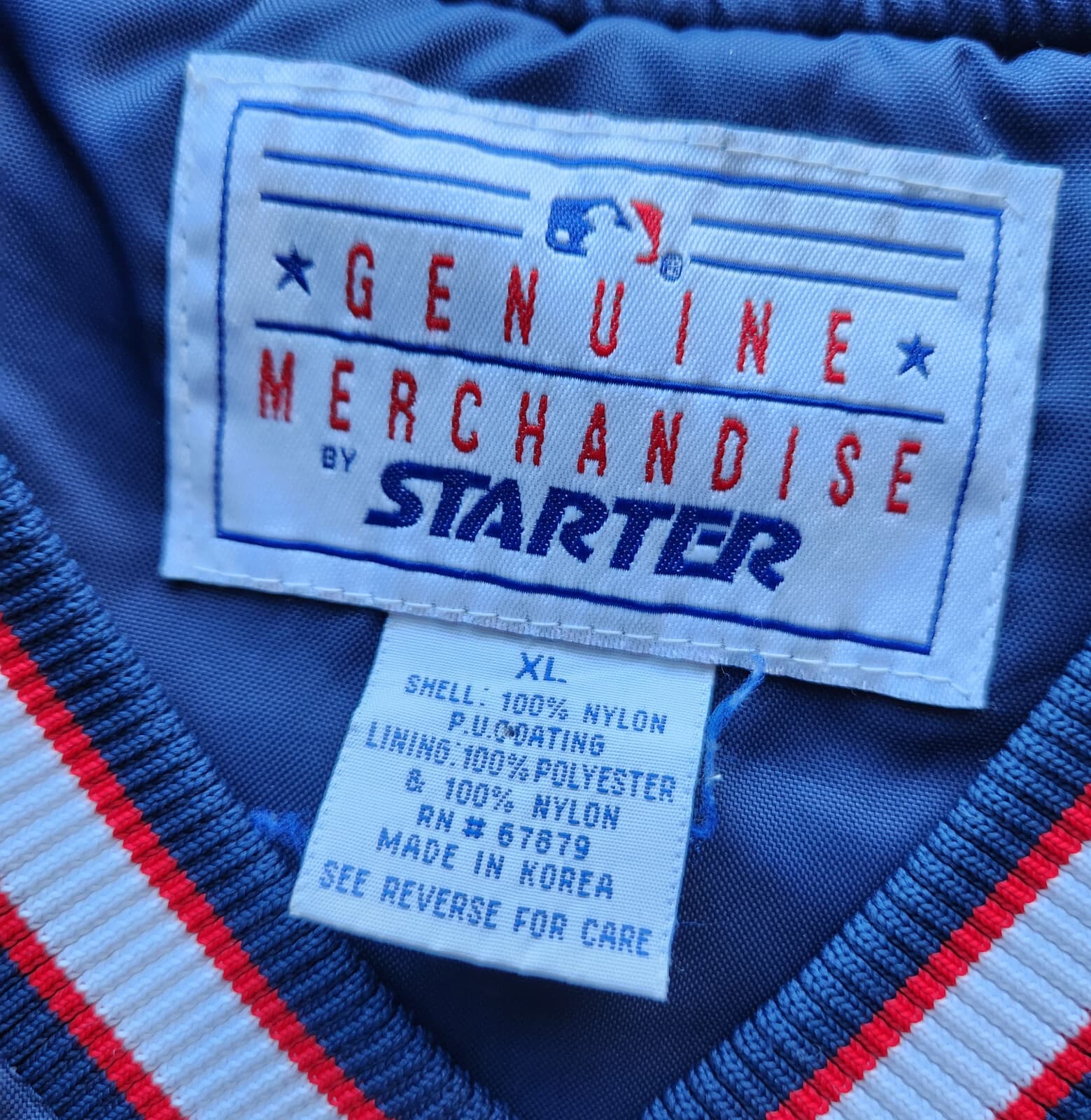 Vintage Starter Genuine Merchandise MLB Minnesota Twins Warmup Jacket Blue Sz.XL - Thumbnail 7