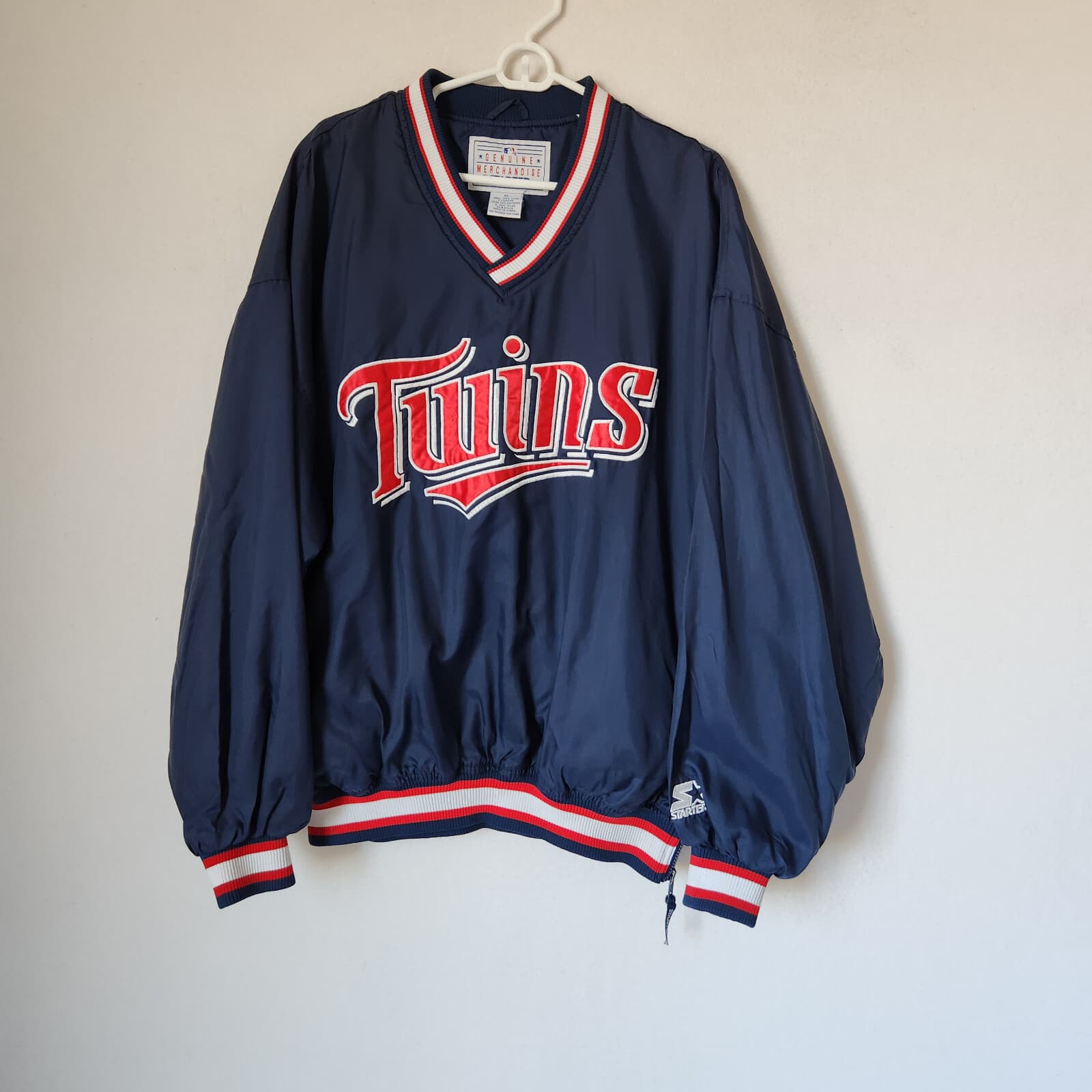 Vintage Starter Genuine Merchandise MLB Minnesota Twins Warmup Jacket Blue Sz.XL - Thumbnail 2