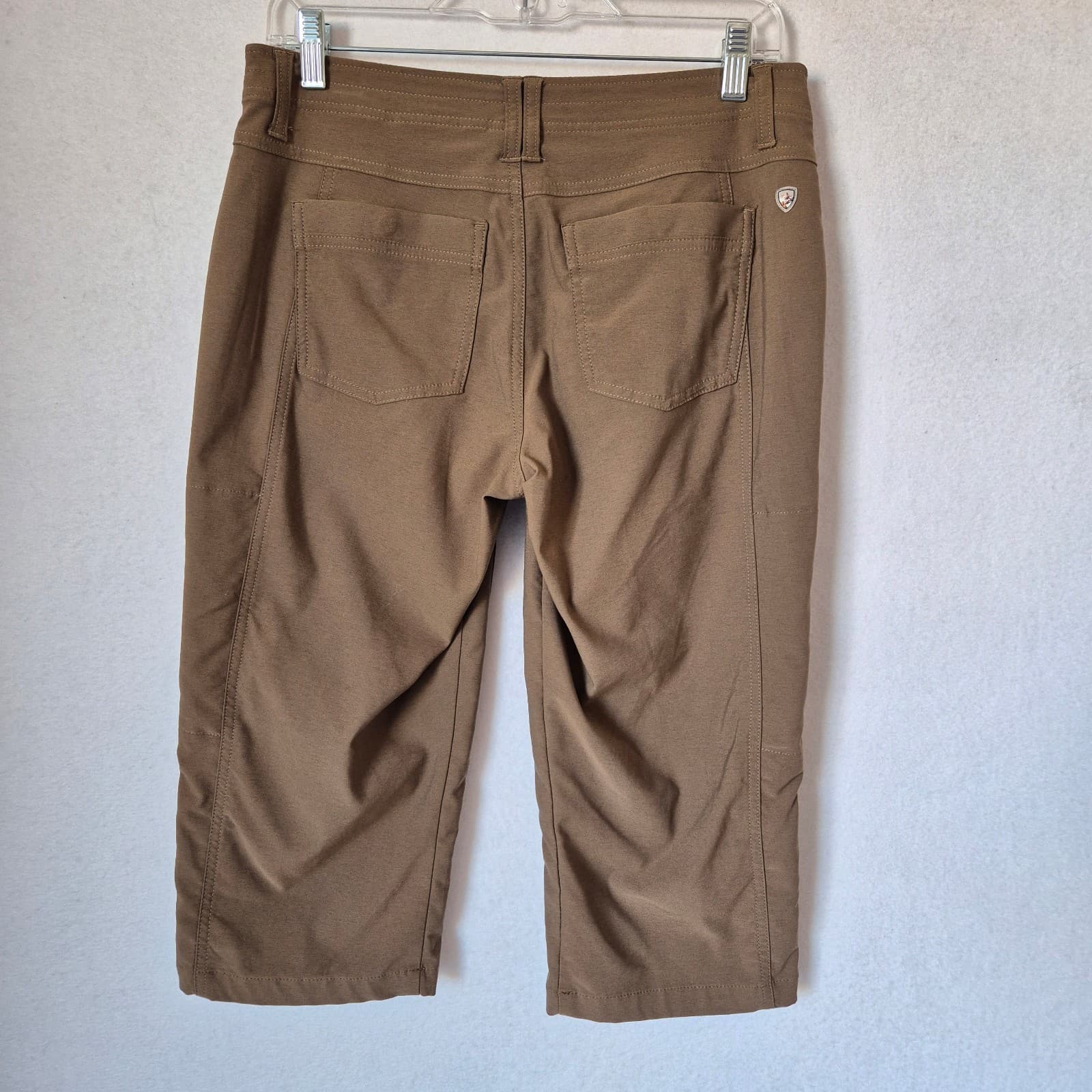 Kuhl Trekr Kapri Hiking Walking Convertible Pants Pocket Stretch Brown Women's 6 - Thumbnail 3
