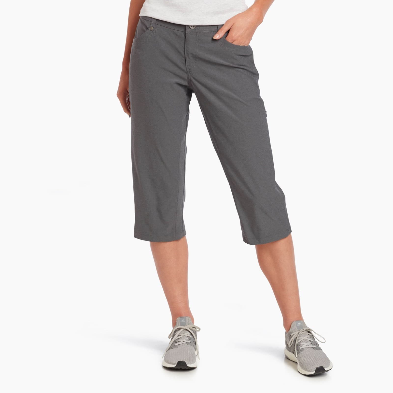 Kuhl Trekr Kapri Hiking Walking Convertible Pants Pocket Stretch Brown Women's 6 - Thumbnail 9