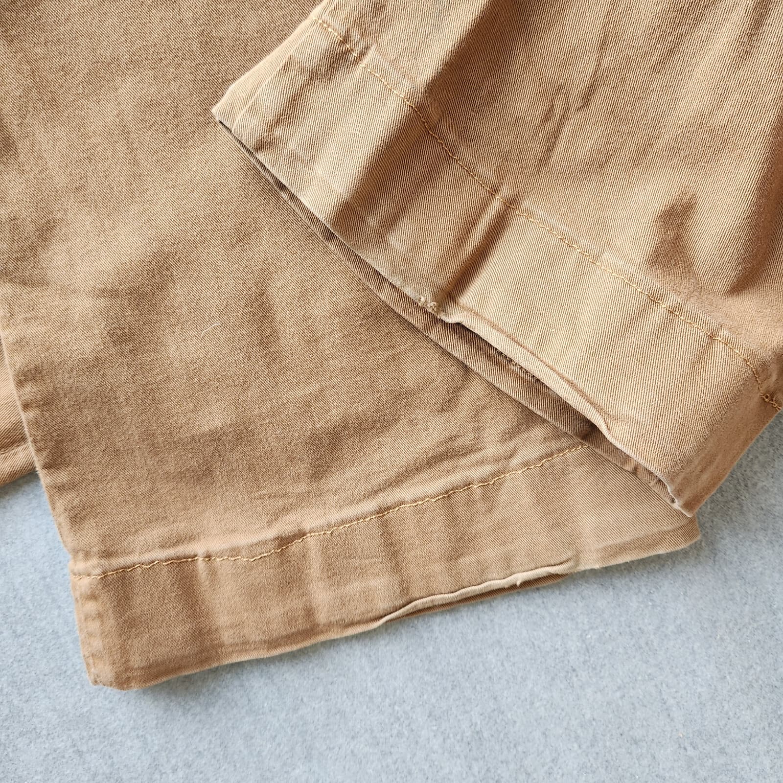 Essentiel Antwerp Bootcut Flare Pants Zip Stretch Cotton Brown Women's 40 (8) - Thumbnail 10
