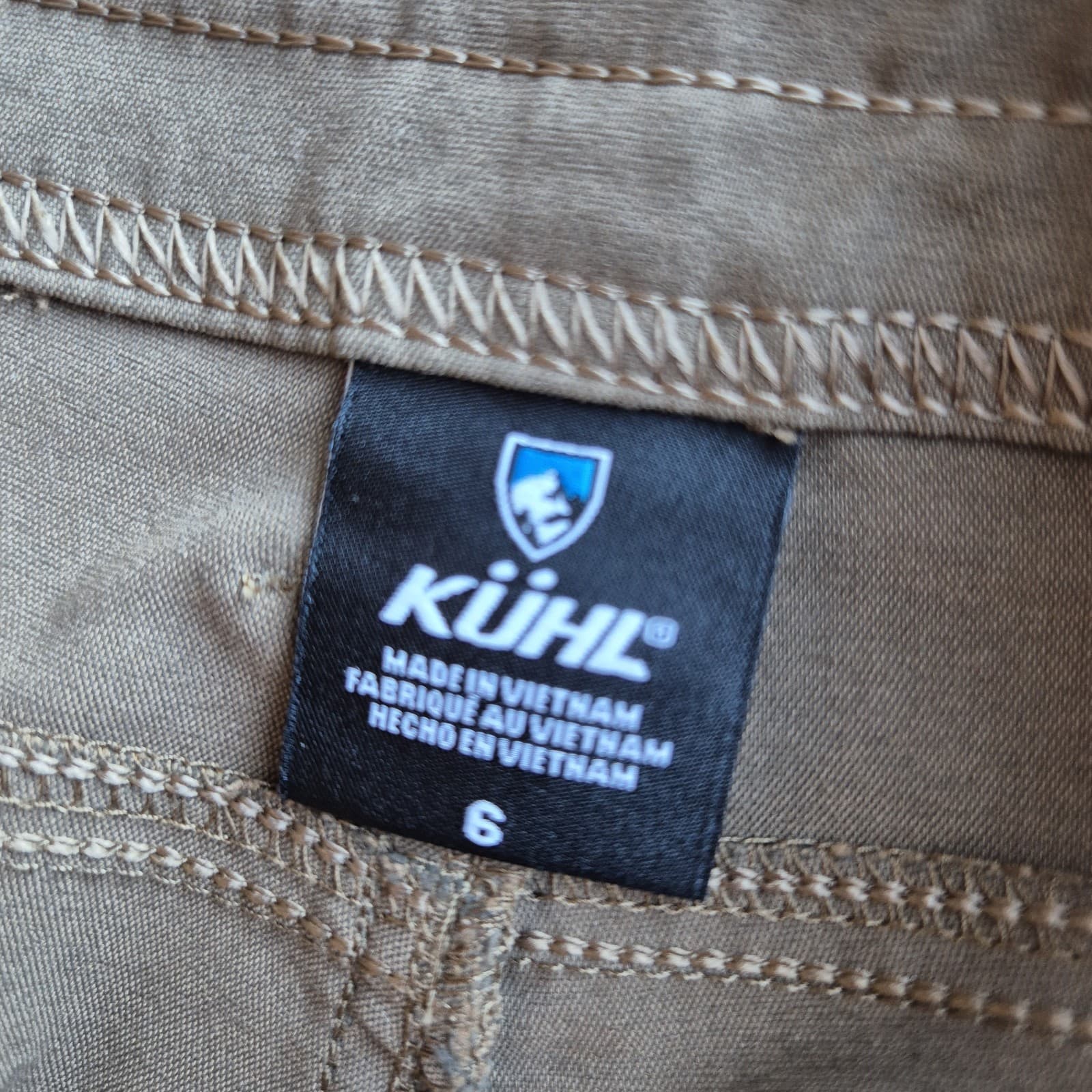 Kuhl Trekr Kapri Hiking Walking Convertible Pants Pocket Stretch Brown Women's 6 - Thumbnail 13