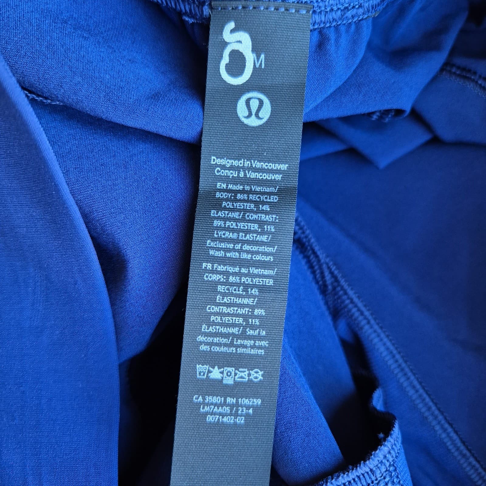 Lululemon T.H.E. Short 10" Linerless Zip-Pocket Drawstring Navy Blue Men's M - Thumbnail 9