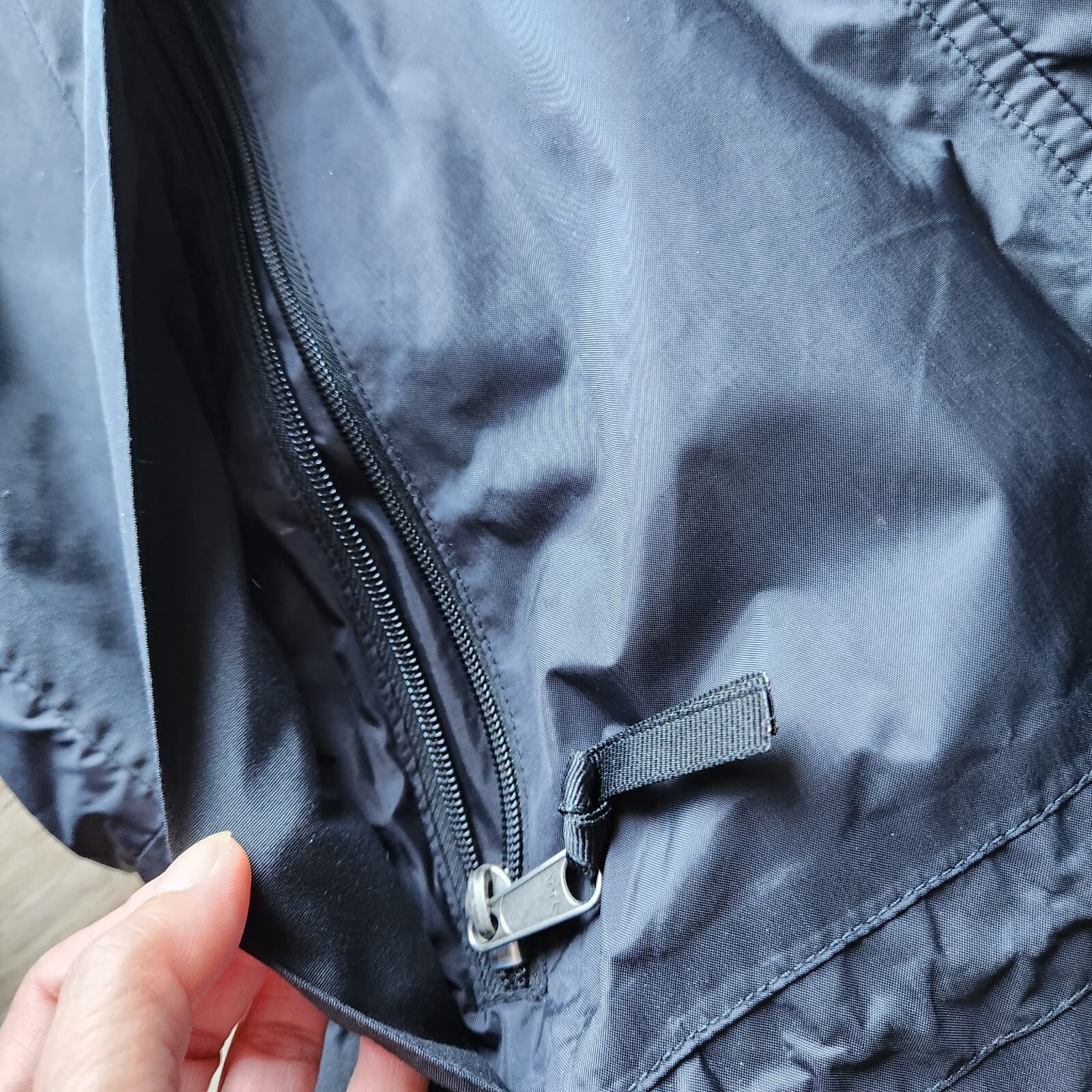 Vintage'90s The North Face Gore-Tex Mountain Jacket Double Zipper Black Women S - Thumbnail 6