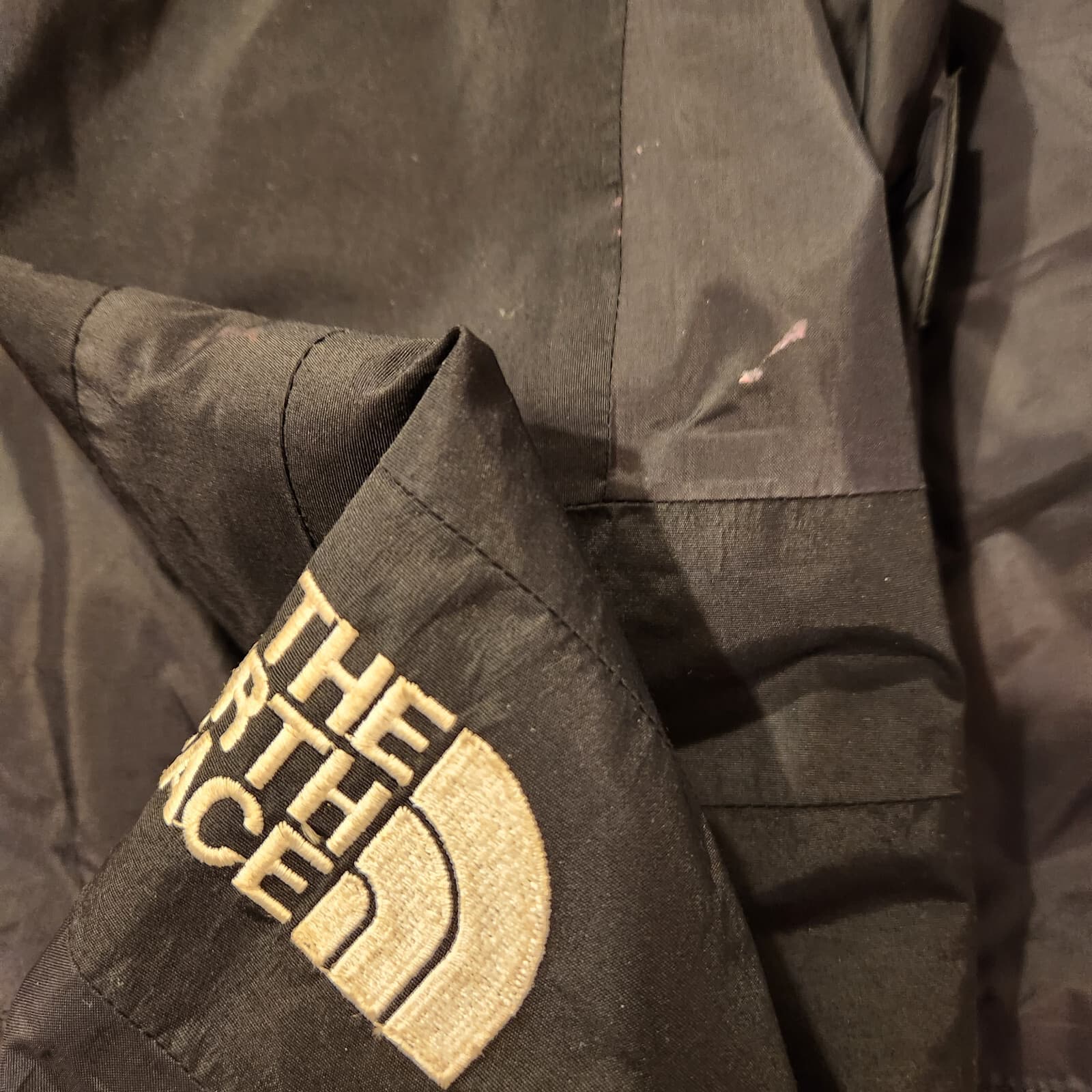 Vintage'90s The North Face Gore-Tex Mountain Jacket Double Zipper Black Women S - Thumbnail 13
