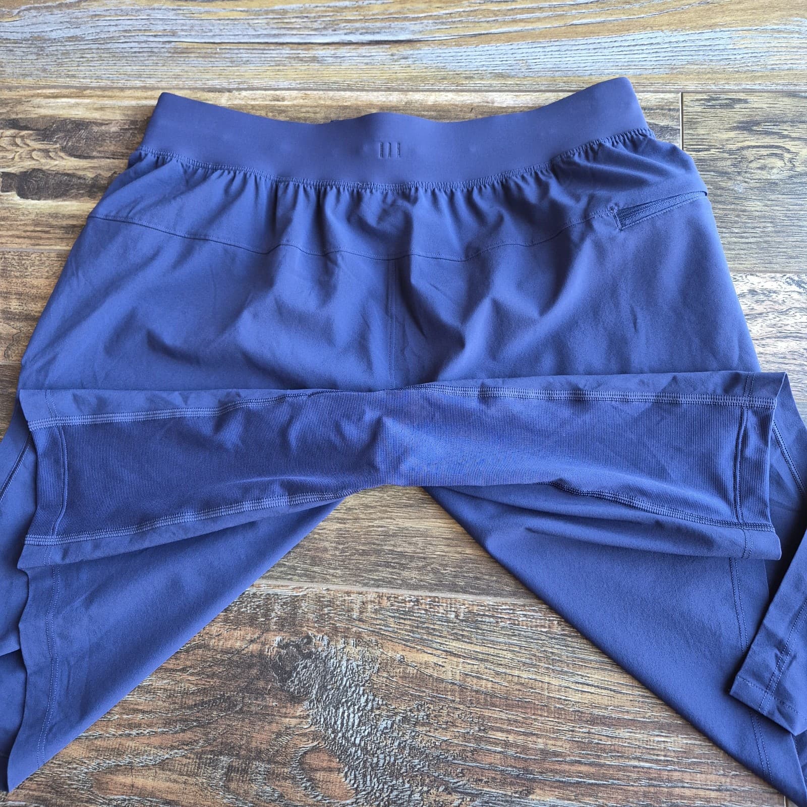 Lululemon T.H.E. Short 10" Linerless Zip-Pocket Drawstring Navy Blue Men's M - Thumbnail 6