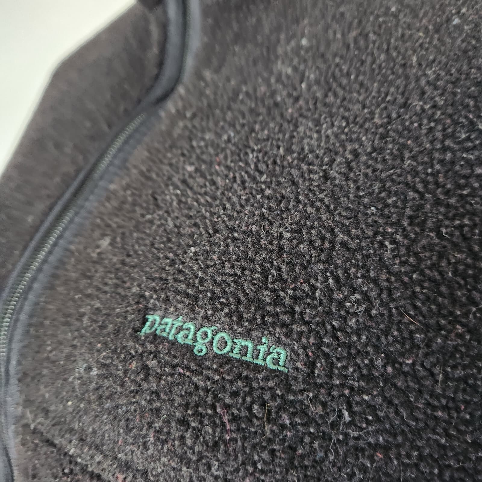 Vintage Patagonia Made in USA Synchilla Fleece Vest Full-Zip Pocket Women's M - Thumbnail 4