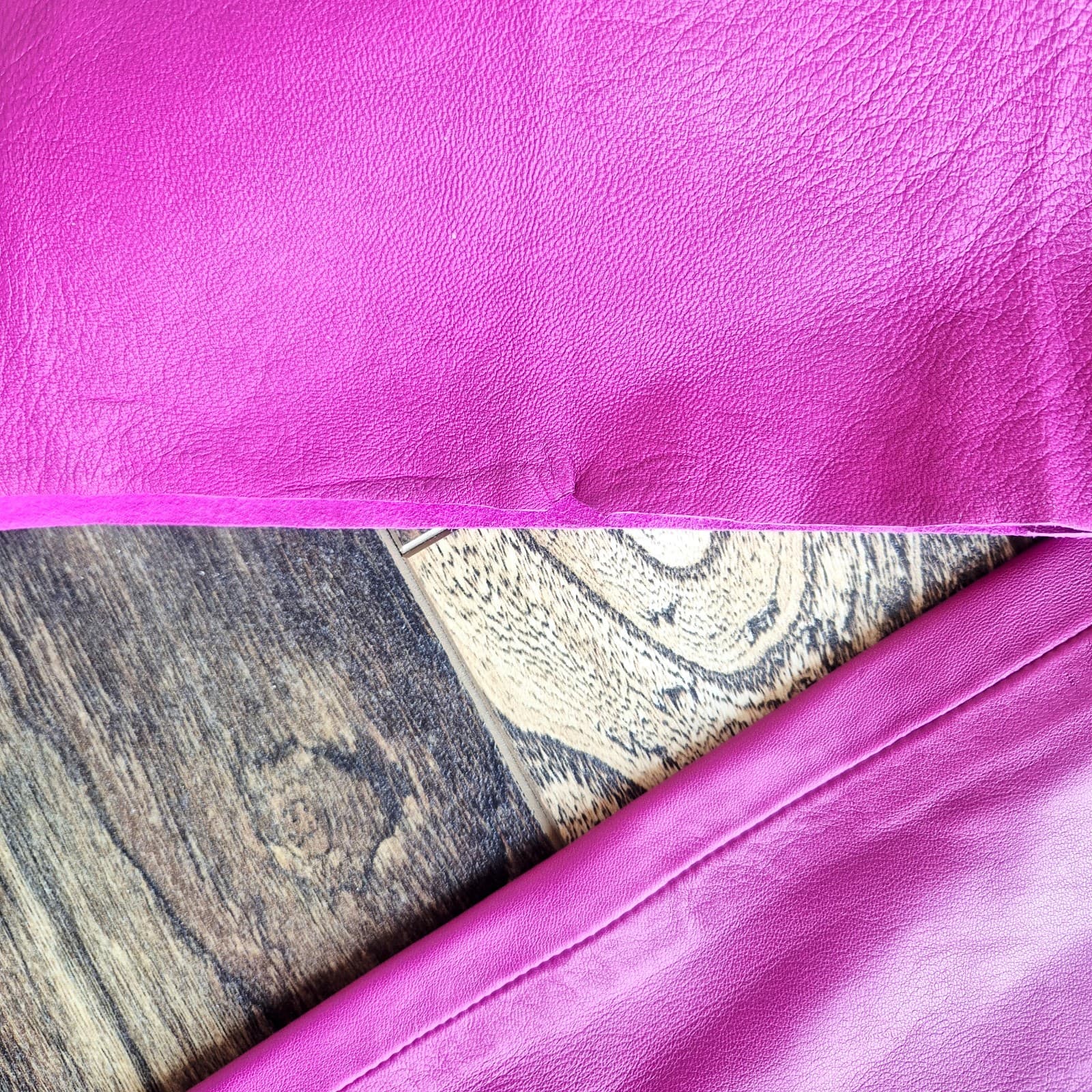 NEW Bod & Christensen Patricia Orchid Leather Wide-Leg Pants Lined Pocket Sz.10 - Thumbnail 7