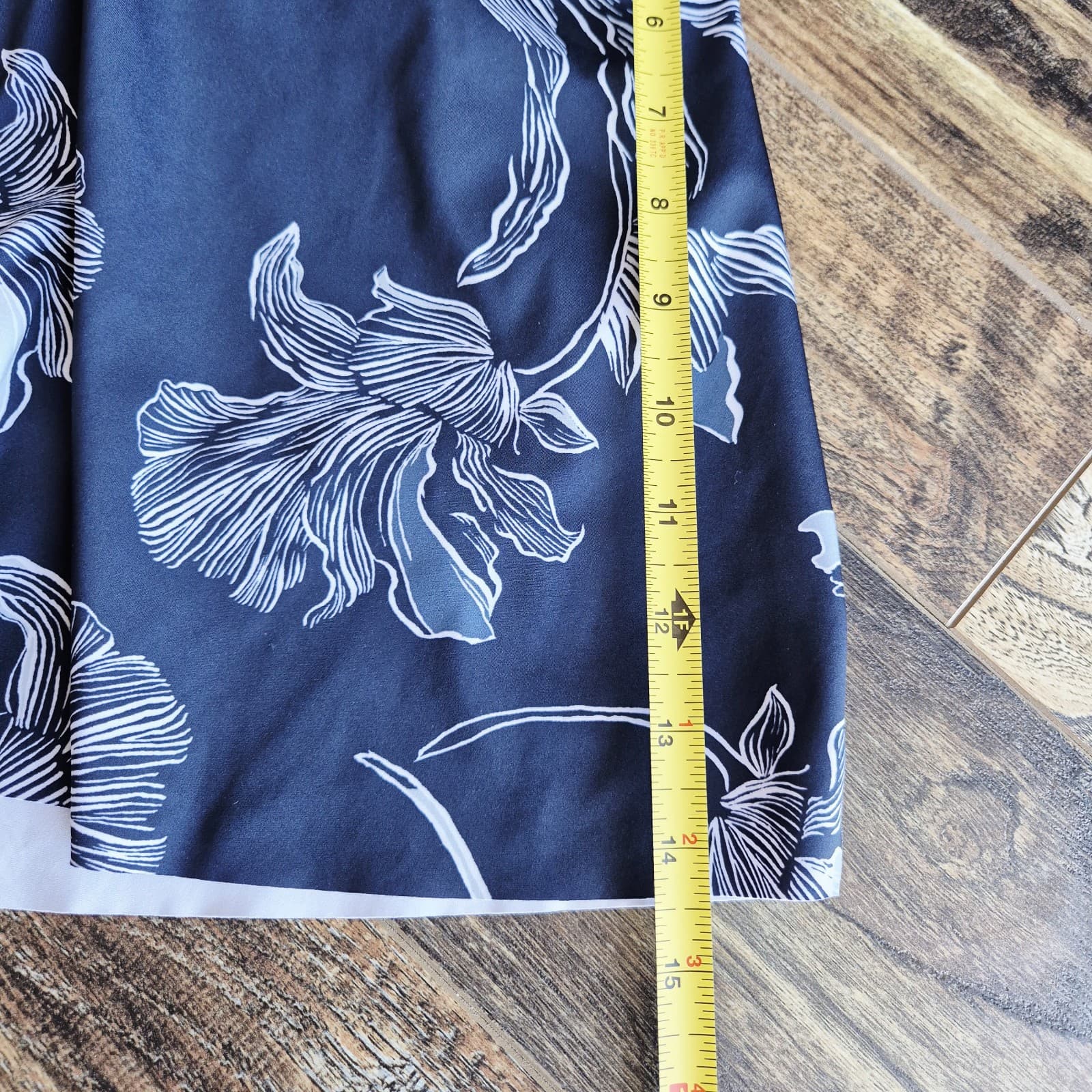 Athleta Floral Sonic Tennis Golf Pickleball Skort Pocket Navy Blue Women's S - Thumbnail 12